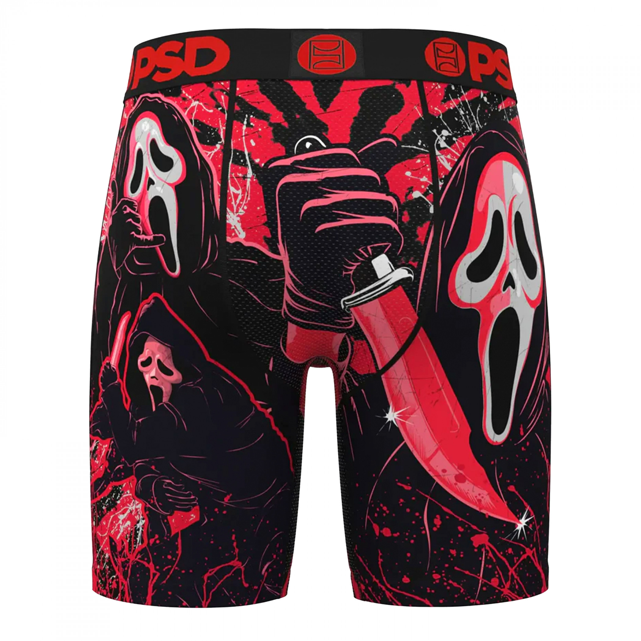 Scream Ghostface Call Me PSD Boxer Briefs - SuperHeroStuff