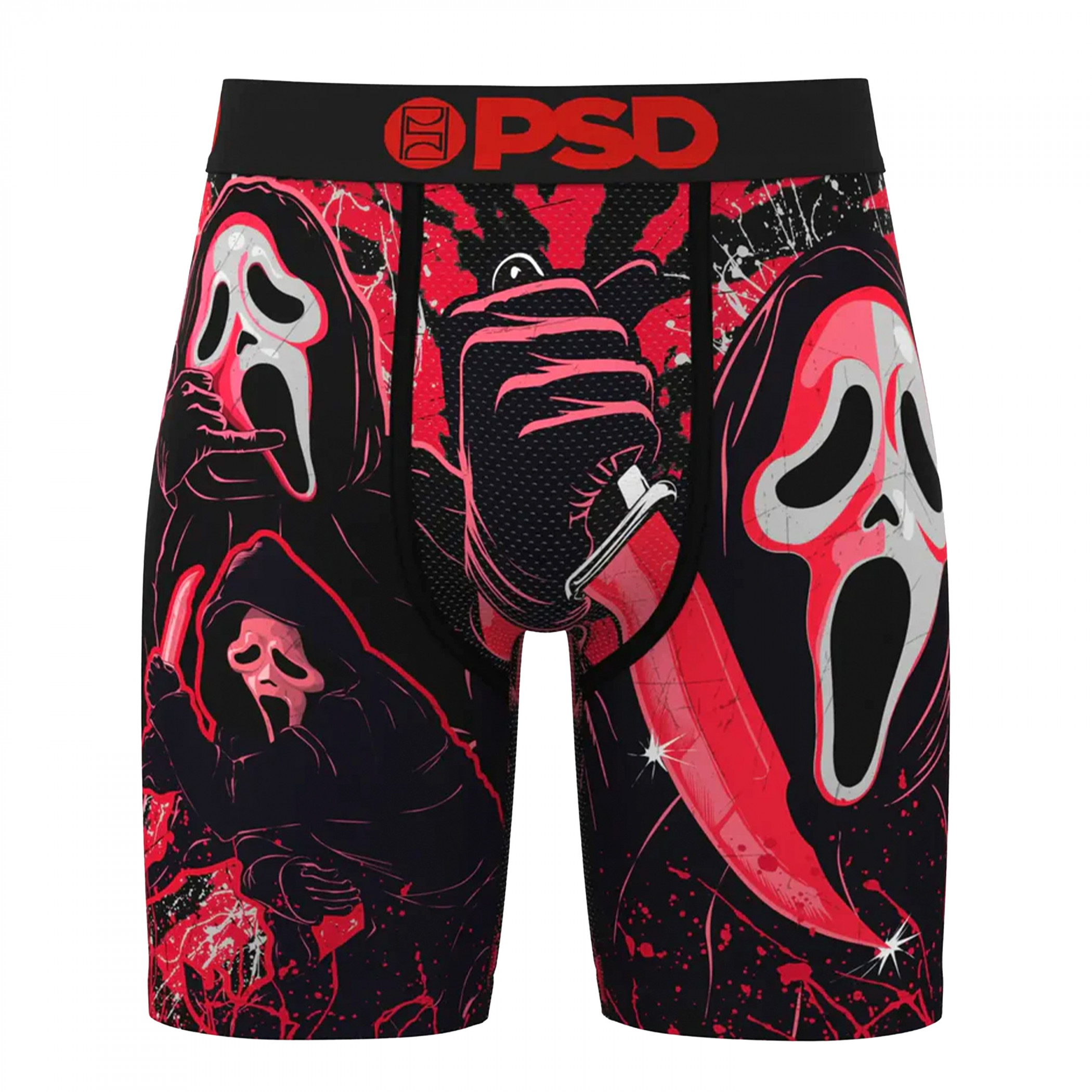 Scream Ghostface Call Me PSD Boxer Briefs - SuperHeroStuff