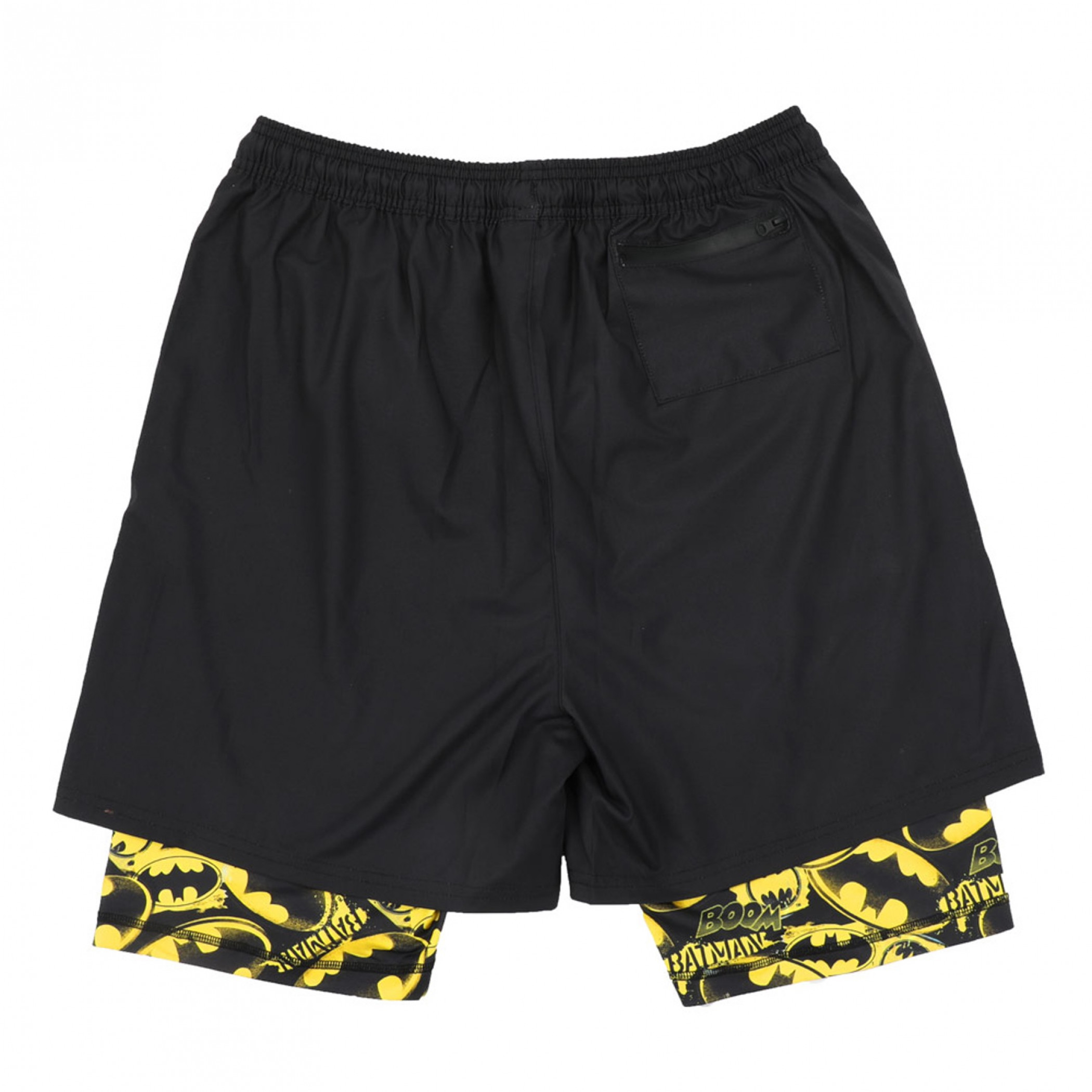 Batman Active Shorts with Printed Liner - SuperHeroStuff