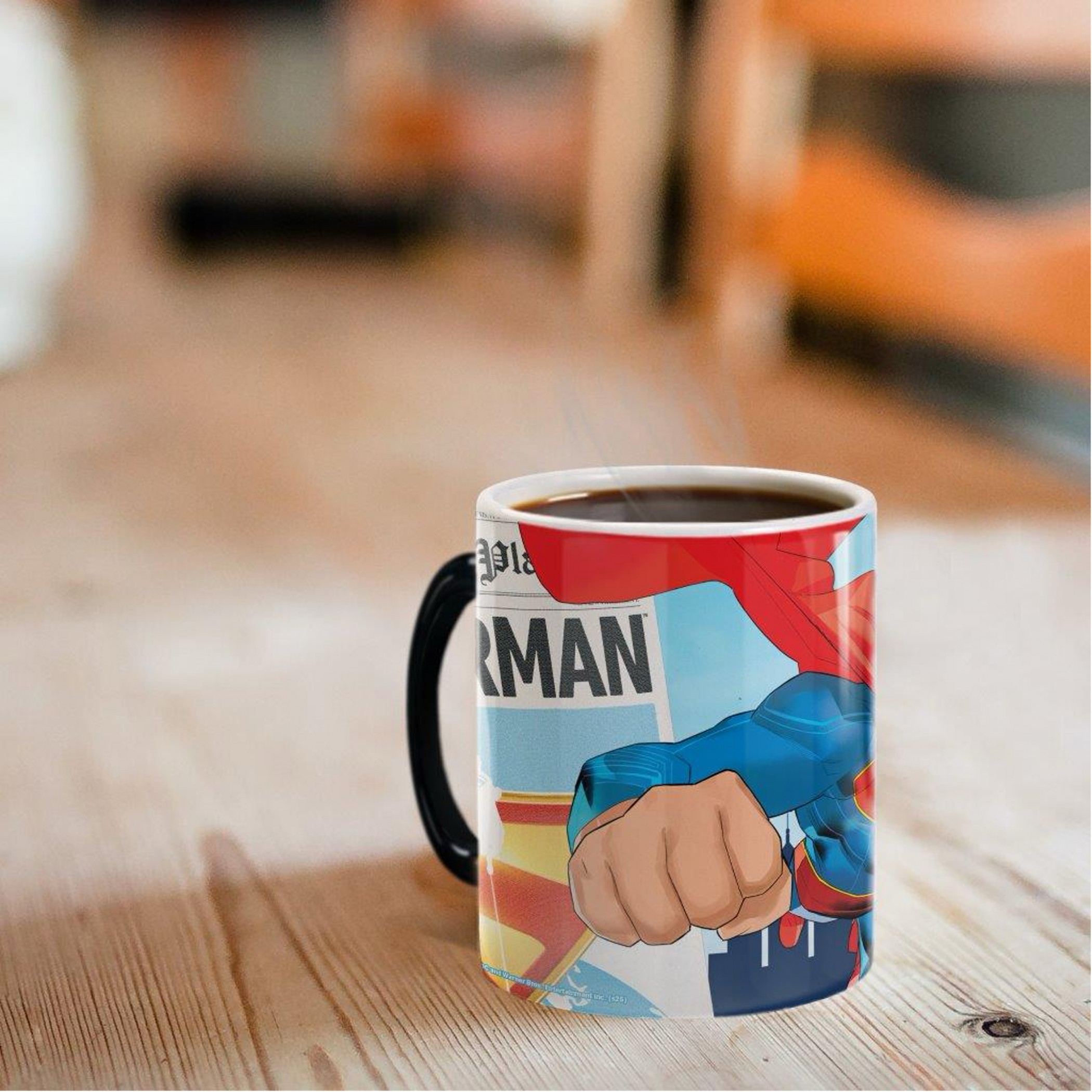 Superman A Man Can Fly Morphing Mugs Heat Change Mug - SuperHeroStuff