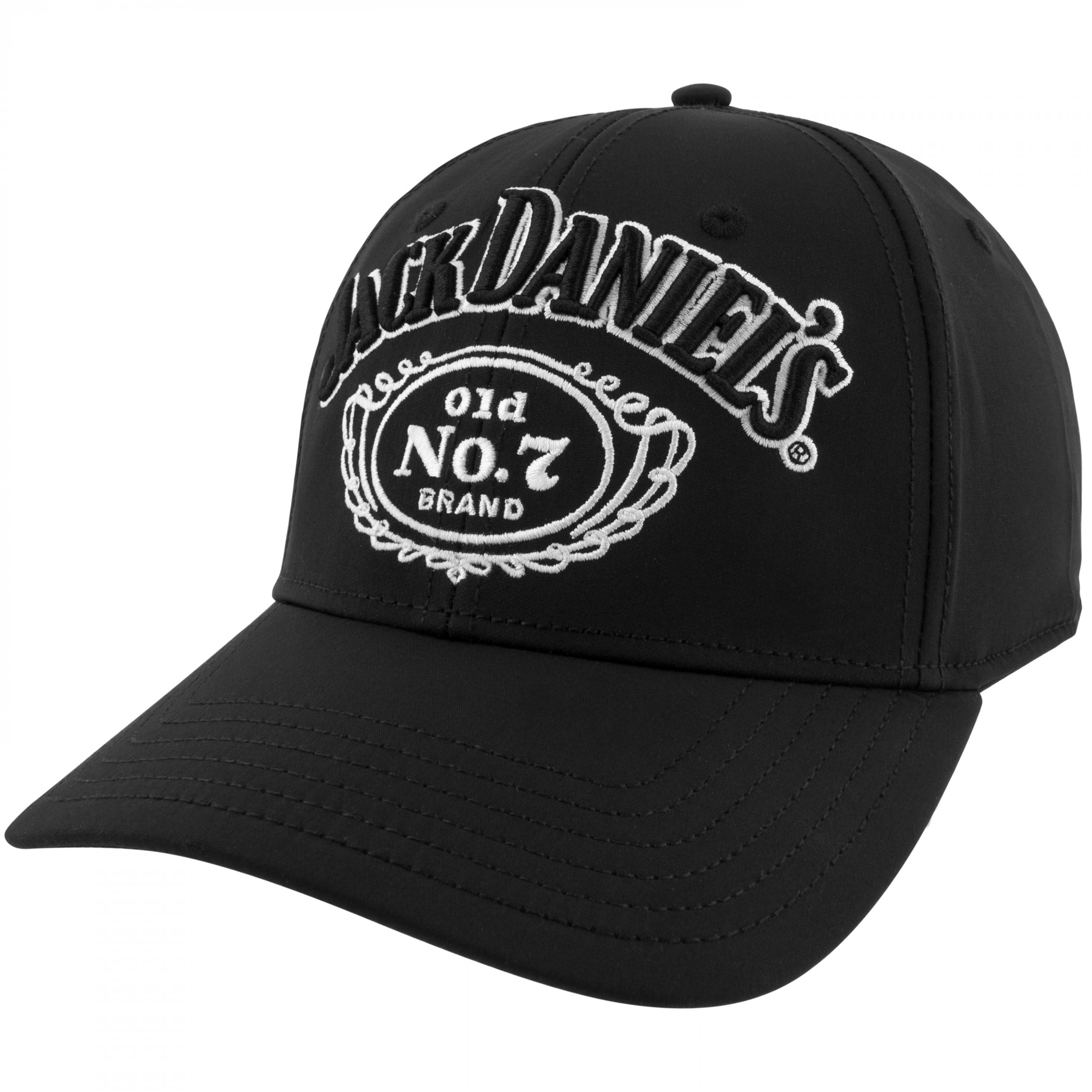Jack Daniels Old No.7 Brand Black Logo Hat - WearYourBeer