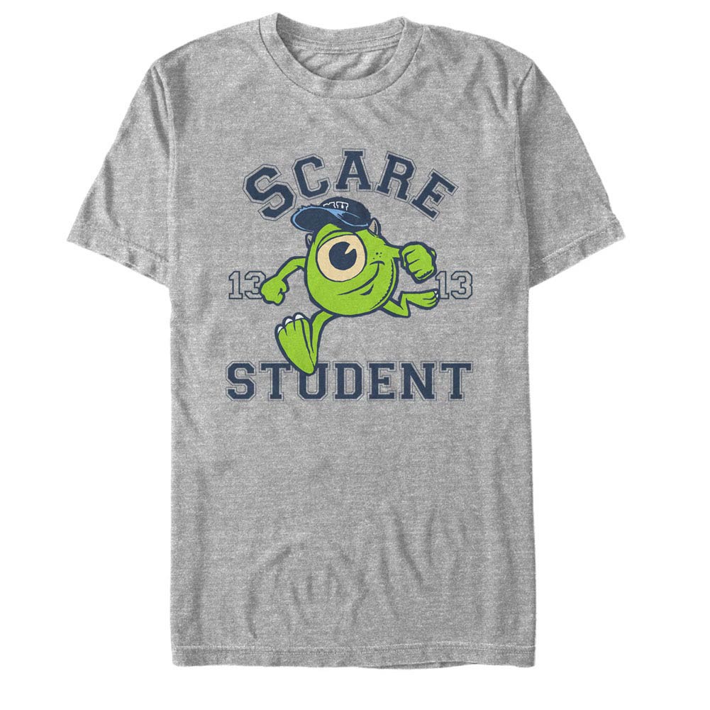 Disney Pixar Monsters Inc University Scare Student Gray T-Shirt