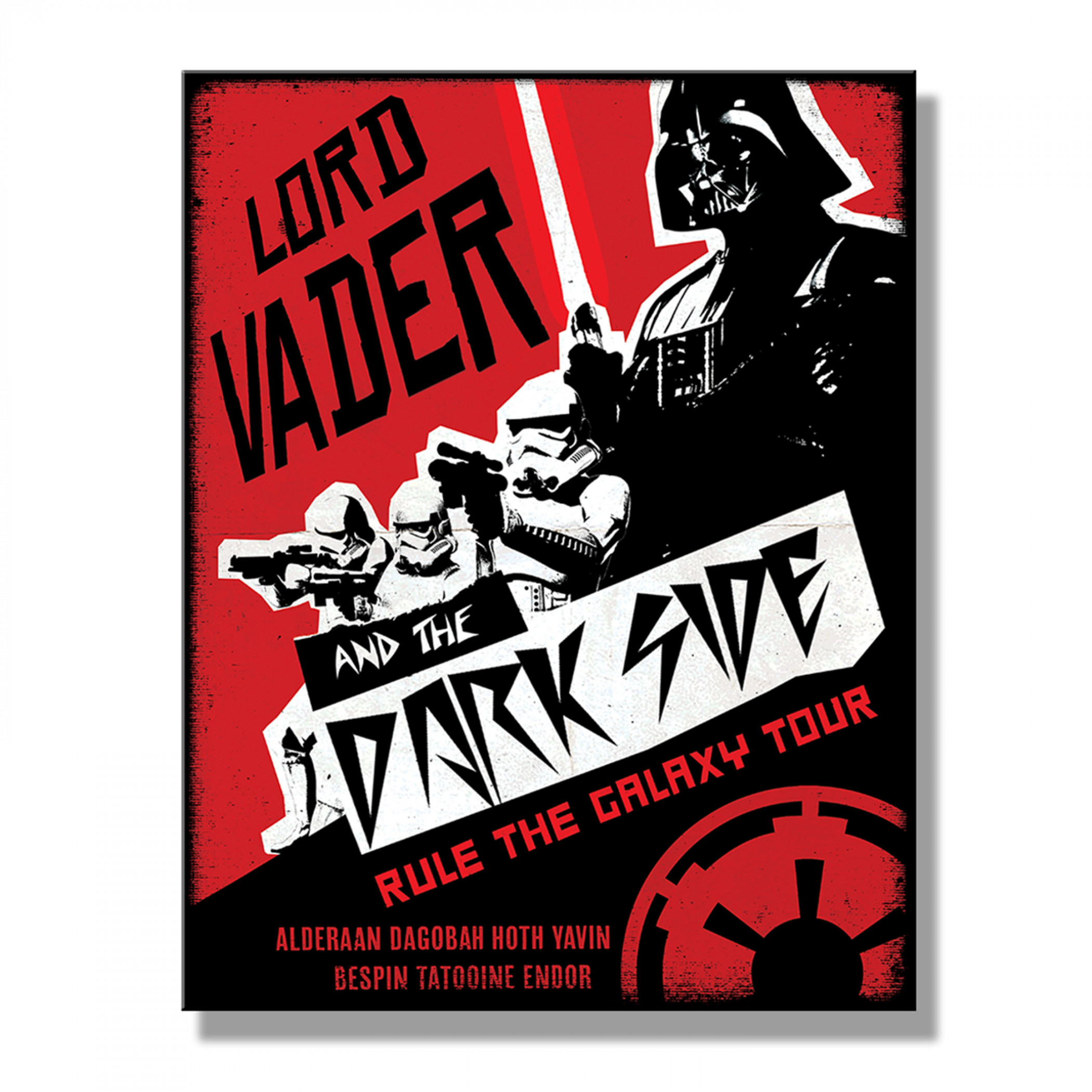 Star Wars Lord Vader and The Dark Side Tin Sign - SuperHeroStuff