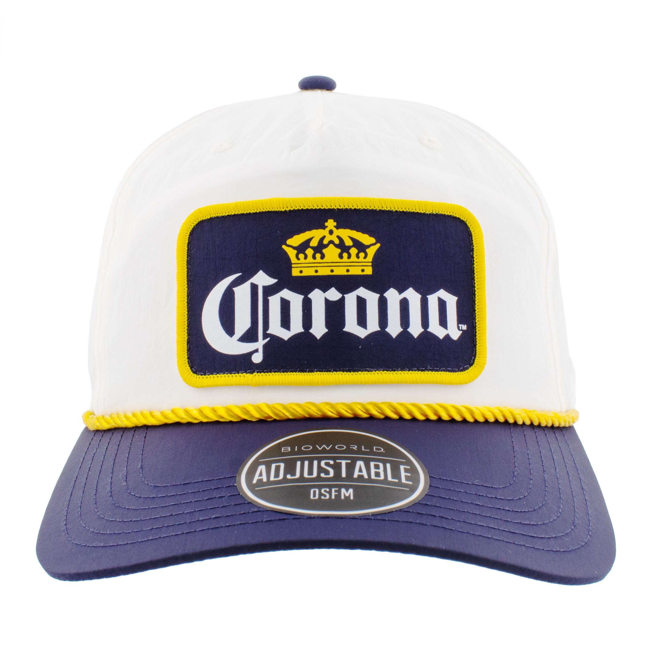 Corona Extra ボトルキャップピアス Corona Extra Logo Adjustable Snapback White Hat - WearYourBeer