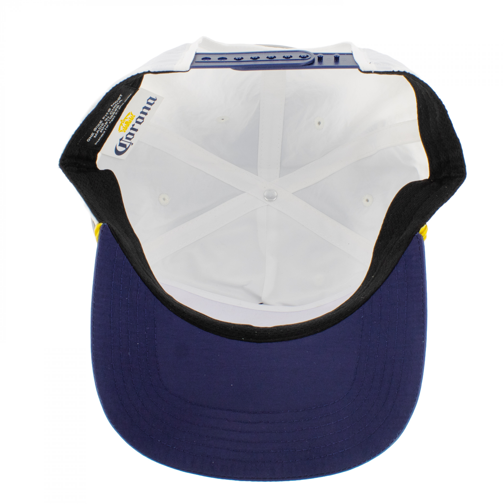 Corona Extra Logo Adjustable Snapback White Hat - WearYourBeer