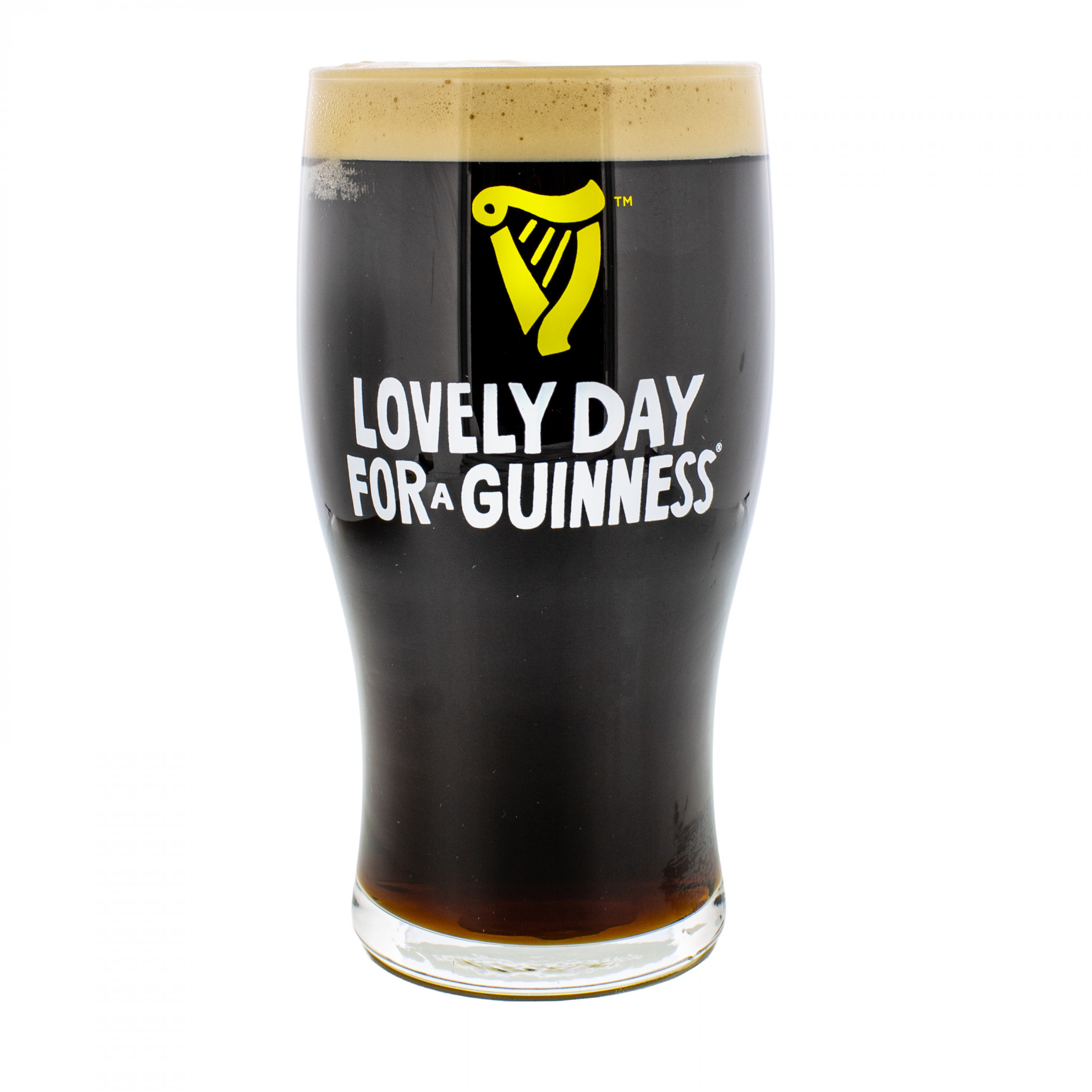 Guinness Lovely Day for a Guinness Pint Glass - WearYourBeer