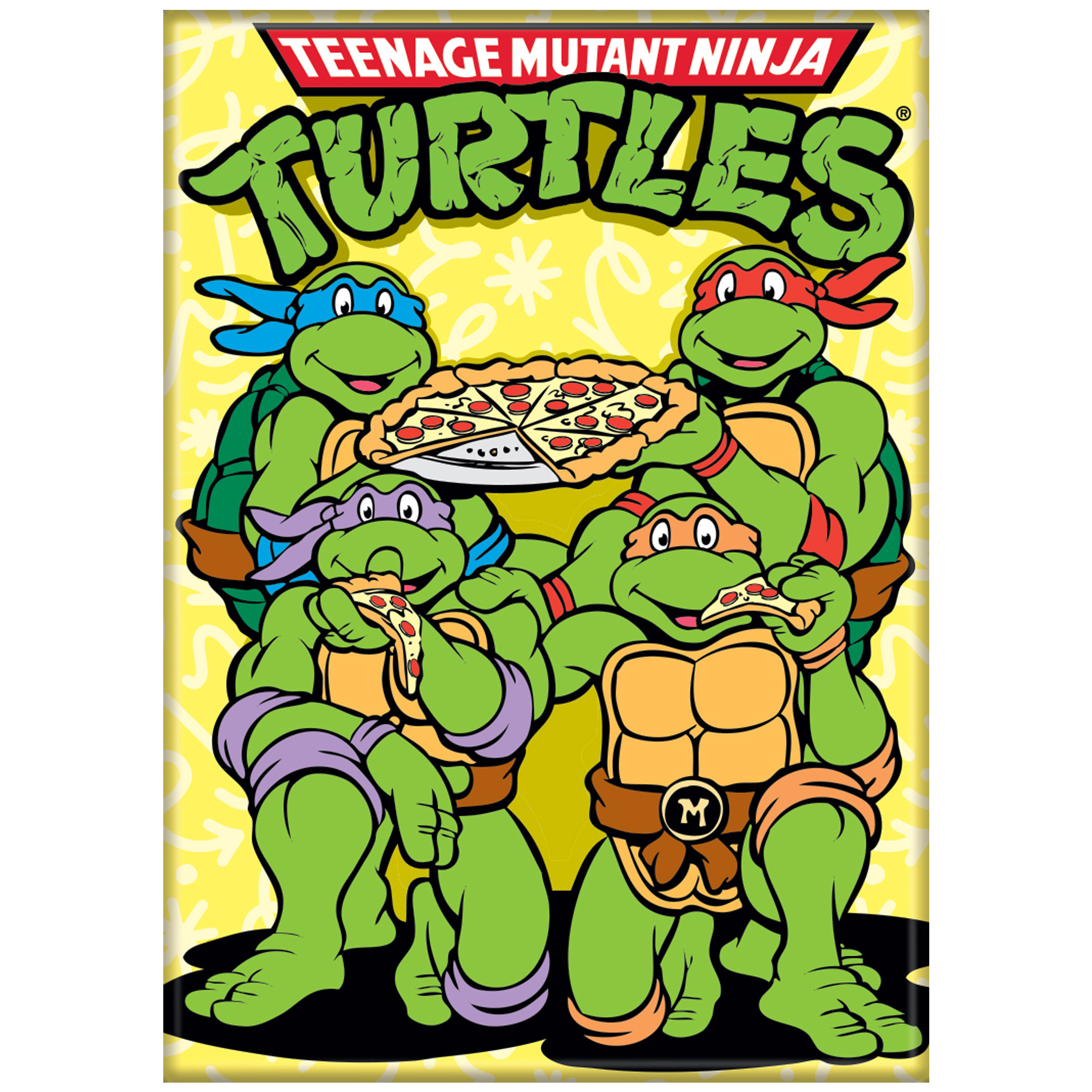 Teenage Mutant Ninja Turtles TMNT Group Picture Fridge Magnet - Officially Licensed