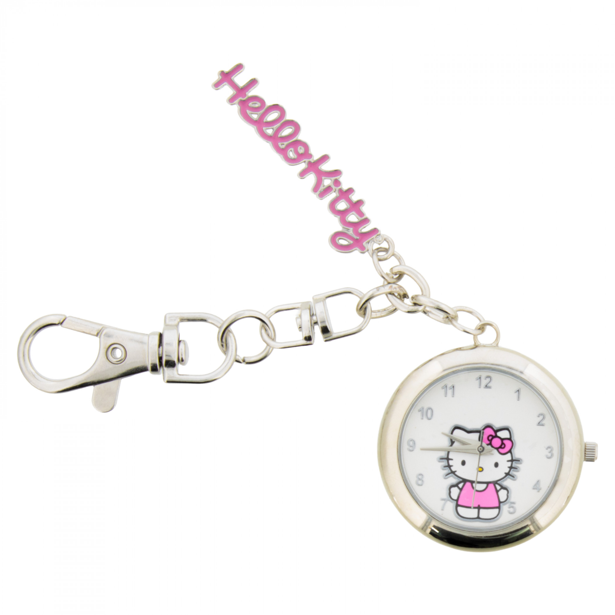 Hello Kitty ×billy スワロフスキー ブローチ Hello Kitty Analog Bag Charm Pocket Watch - SuperHeroStuff