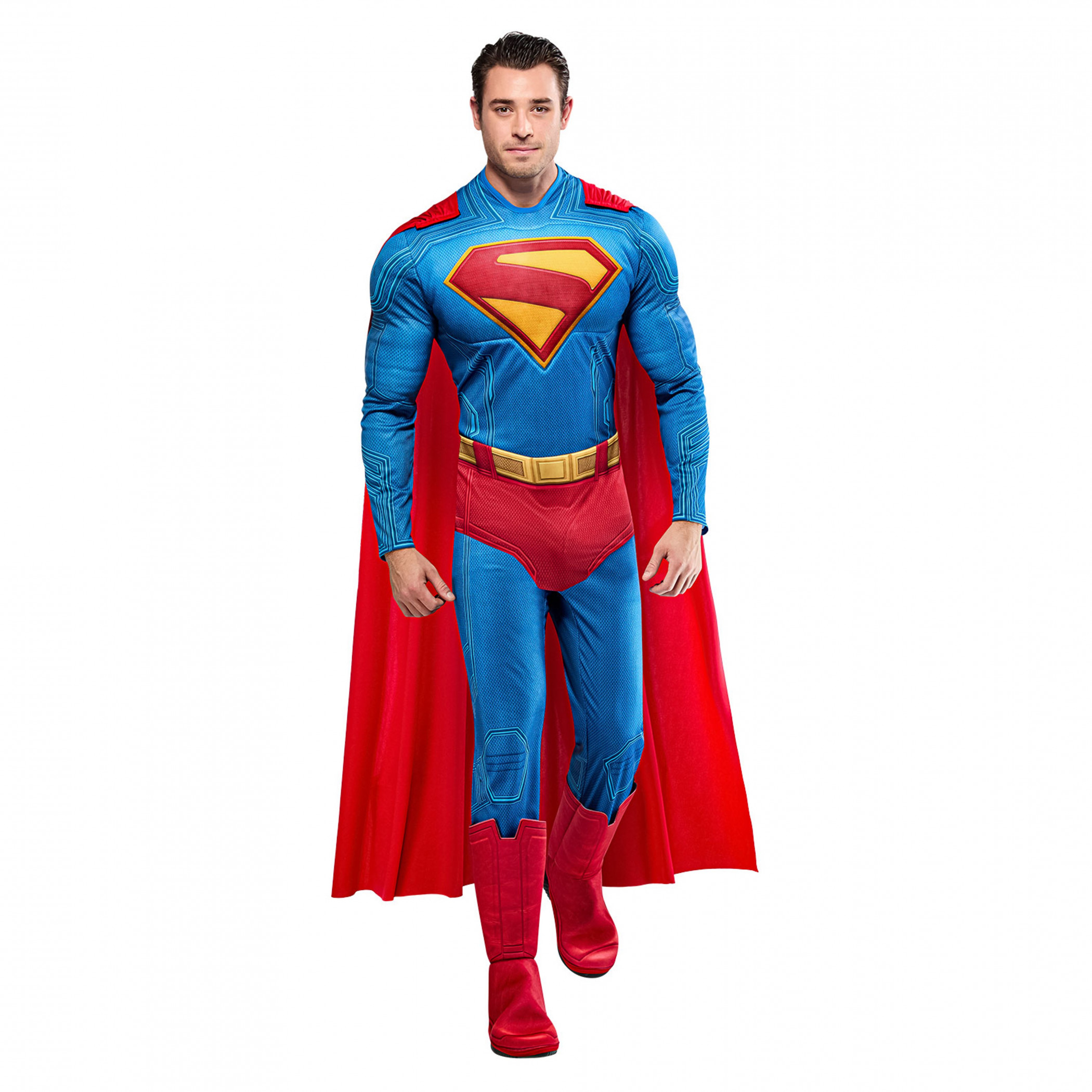 Superman James Gunn Logo Deluxe Adult Costume with Cape