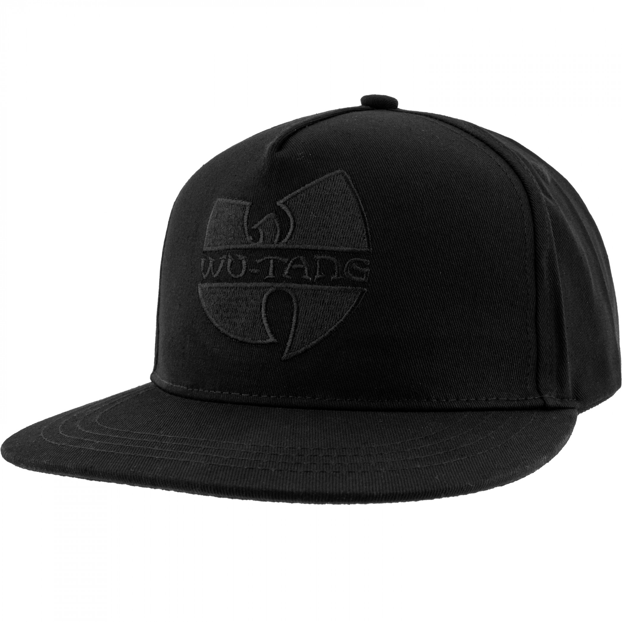 【新品】WU-TANG CLAN BLACKLOGO SNAPBACK CAP Wu-Tang Black on Black Embroidered Logo Snapback Hat - WearYourBeer