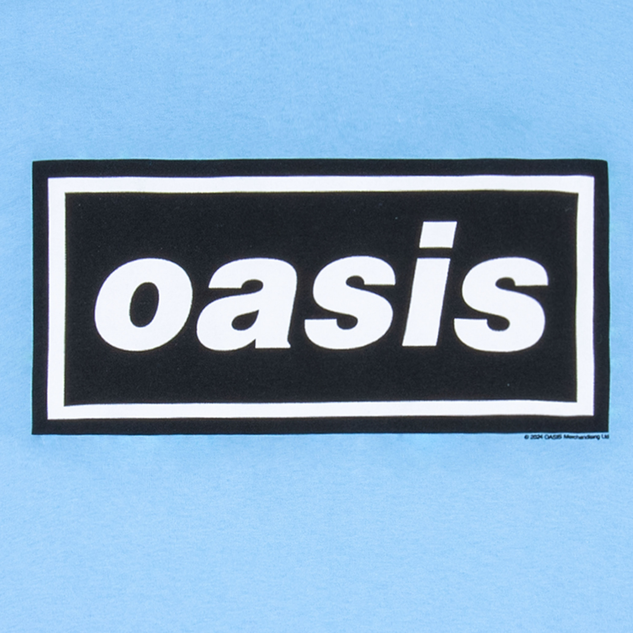 Oasis Logo Blue Colorway T-Shirt - WearYourBeer