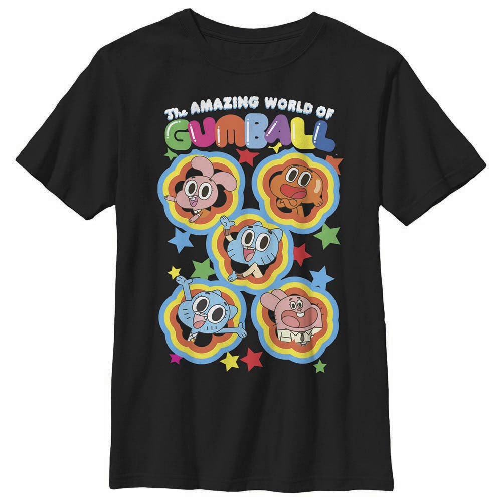 Gumball Five Stars Black Youth T-Shirt