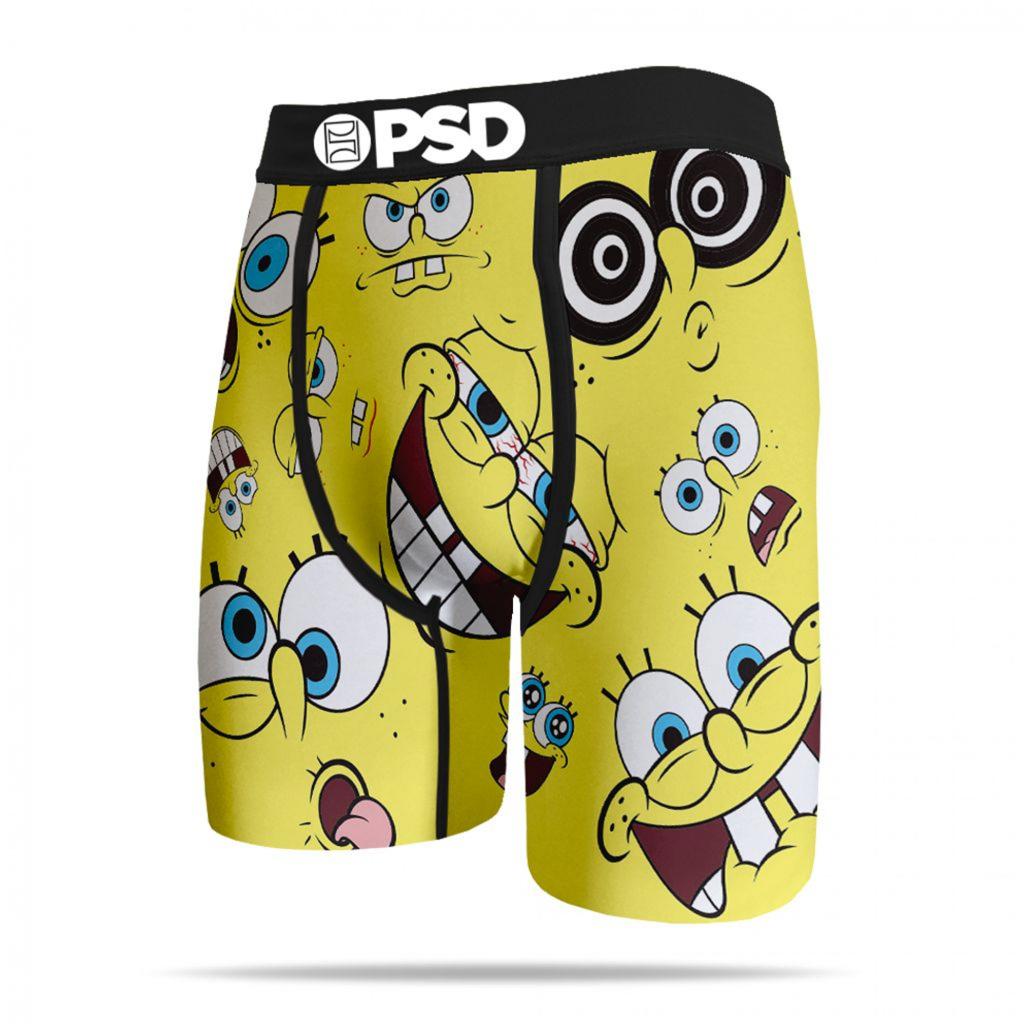 SpongeBob SquarePants Face Expressions Men's PSD Boxer Briefs