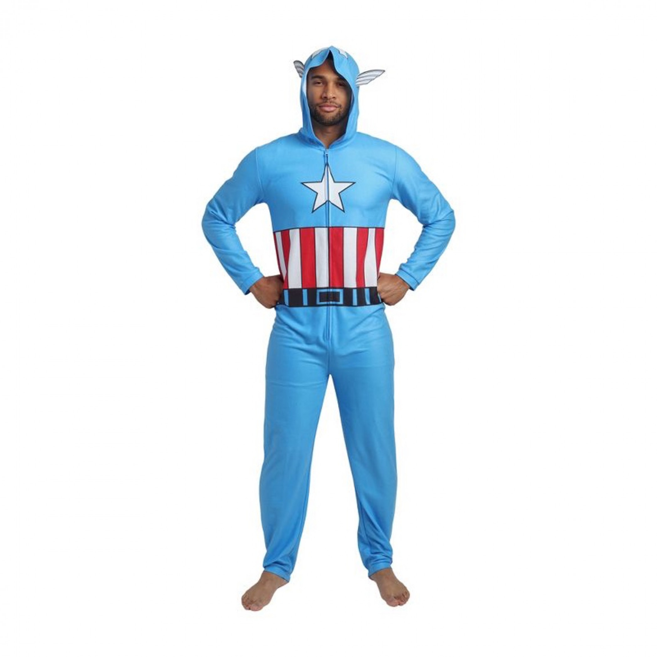 Onesie Pijama Capitan America Adulto Cute Onesie Pajamas For