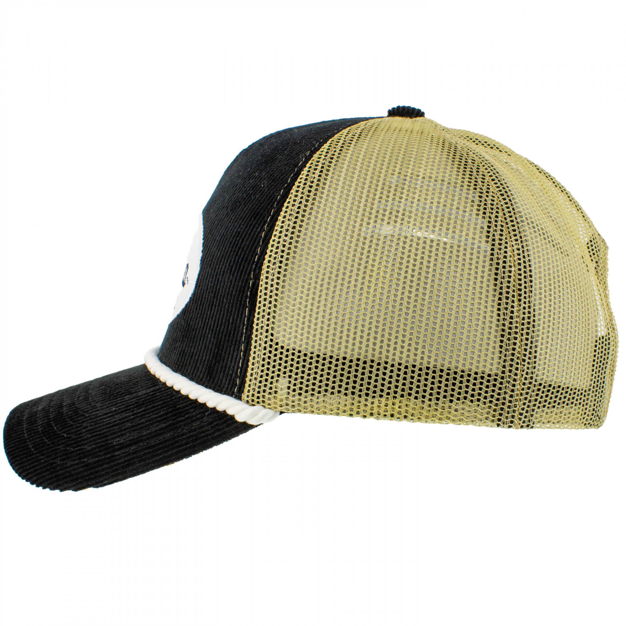 Corona Extra Black Corduroy Snapback Trucker Hat - WearYourBeer