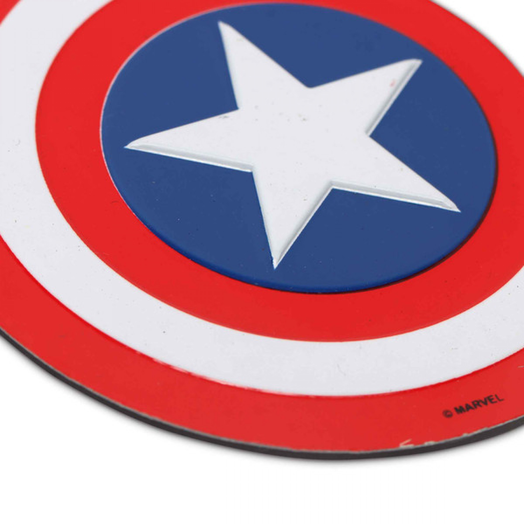 Captain America Shield Embossed Metal Magnet