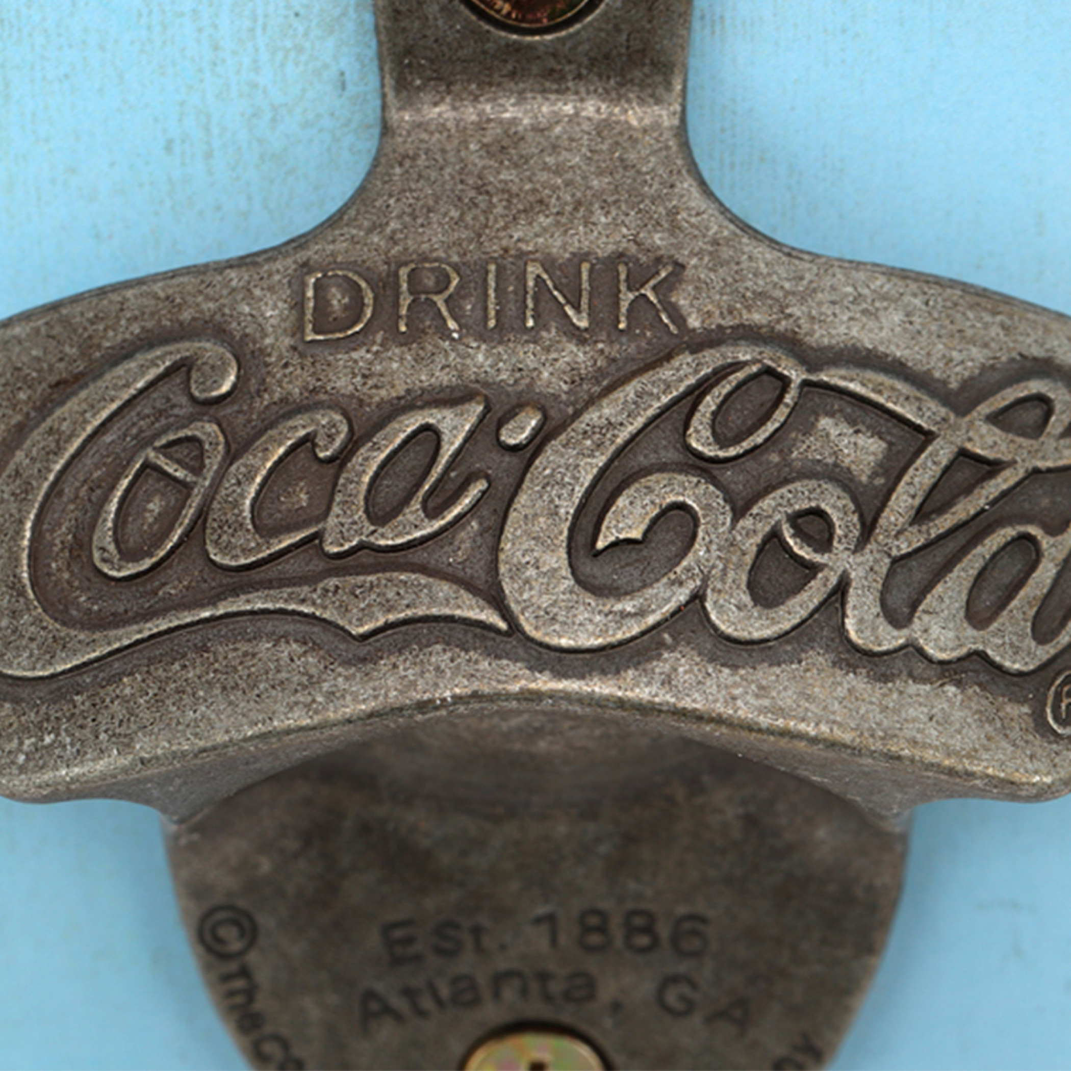 Coca-Cola Yippee! Things Go Better With Coke Mounted Bottle Opener
