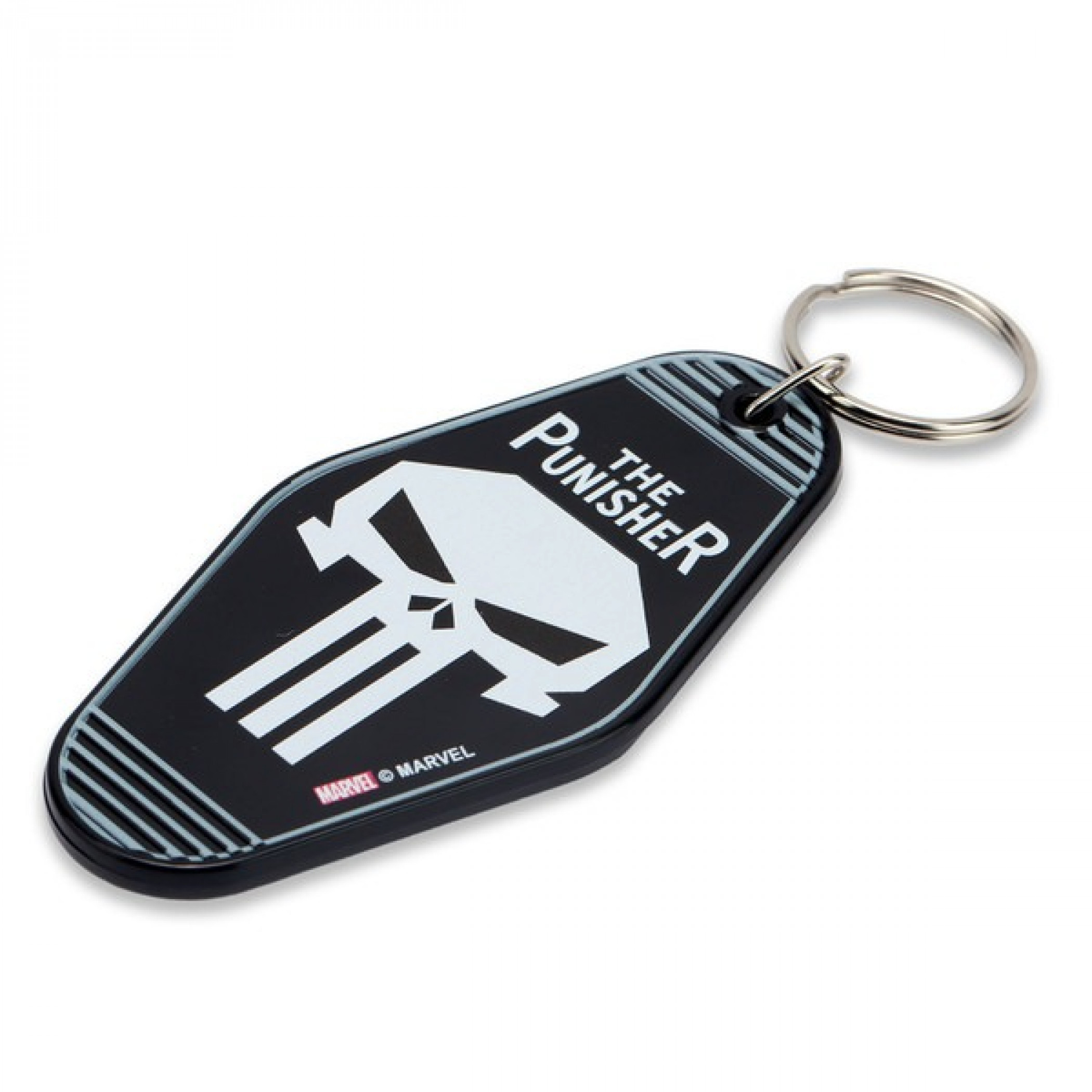 The Punisher Skull Logo Diamond Keychain