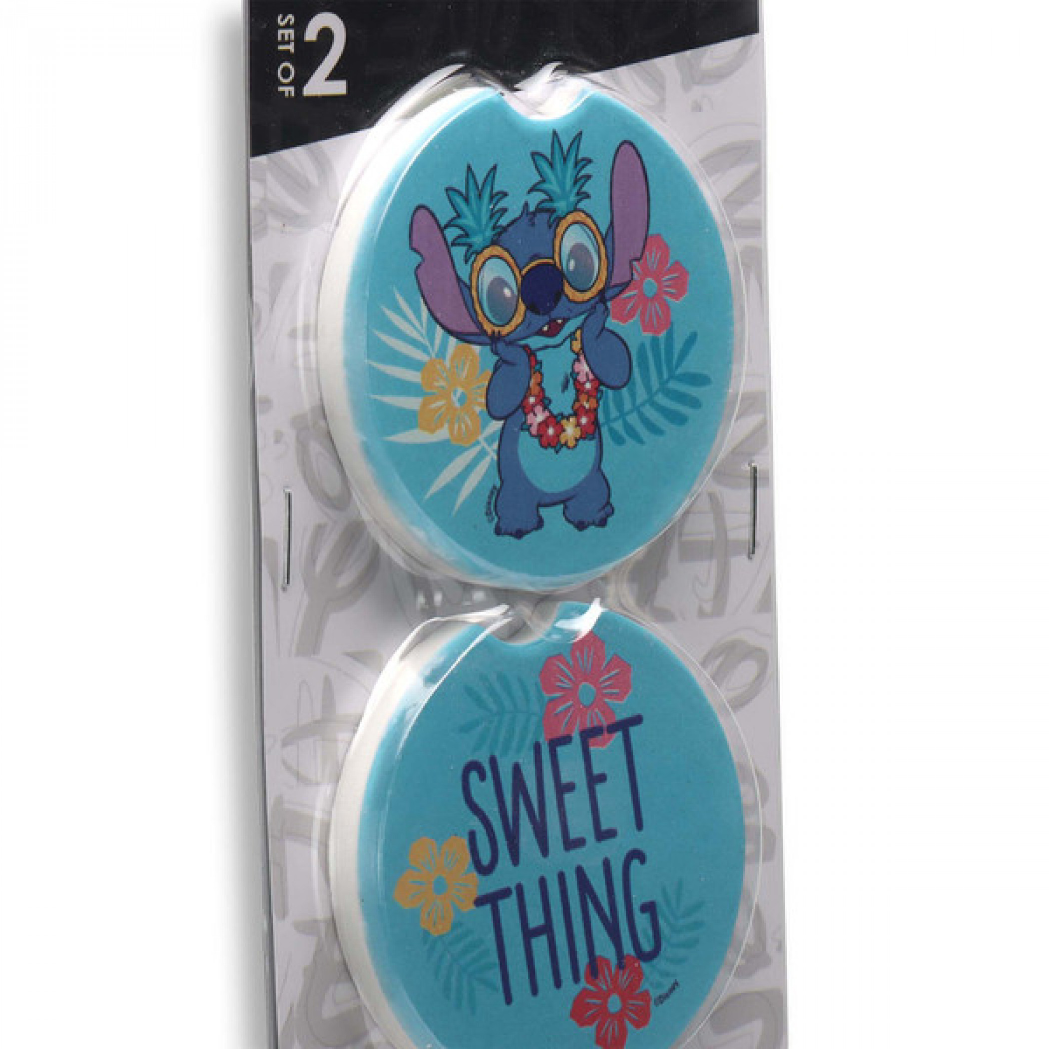 Lilo & Stitch Sweet Thing Tropical Car Coasters