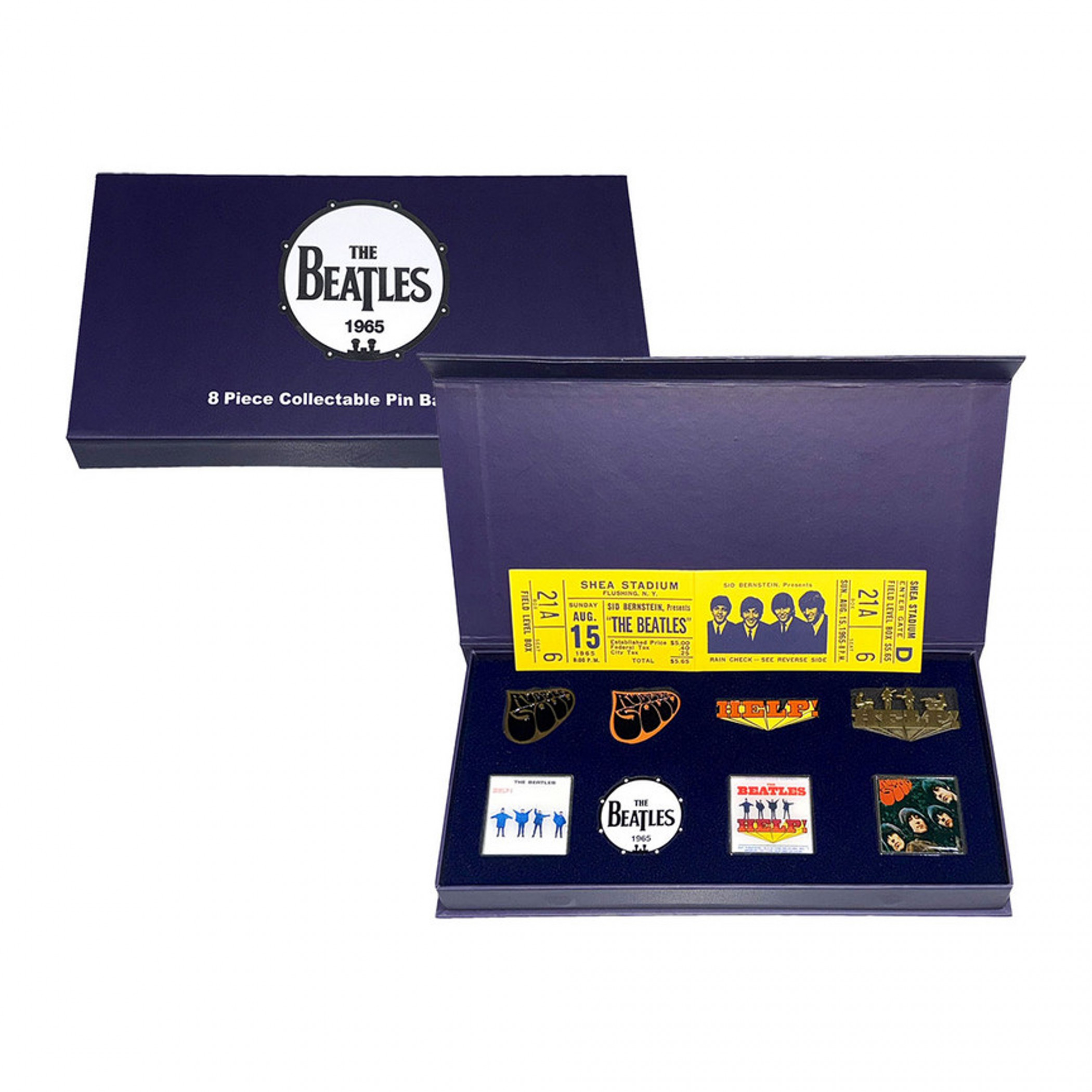 The Beatles Boxed Enamel Pins Set - 8-Pack - WearYourBeer