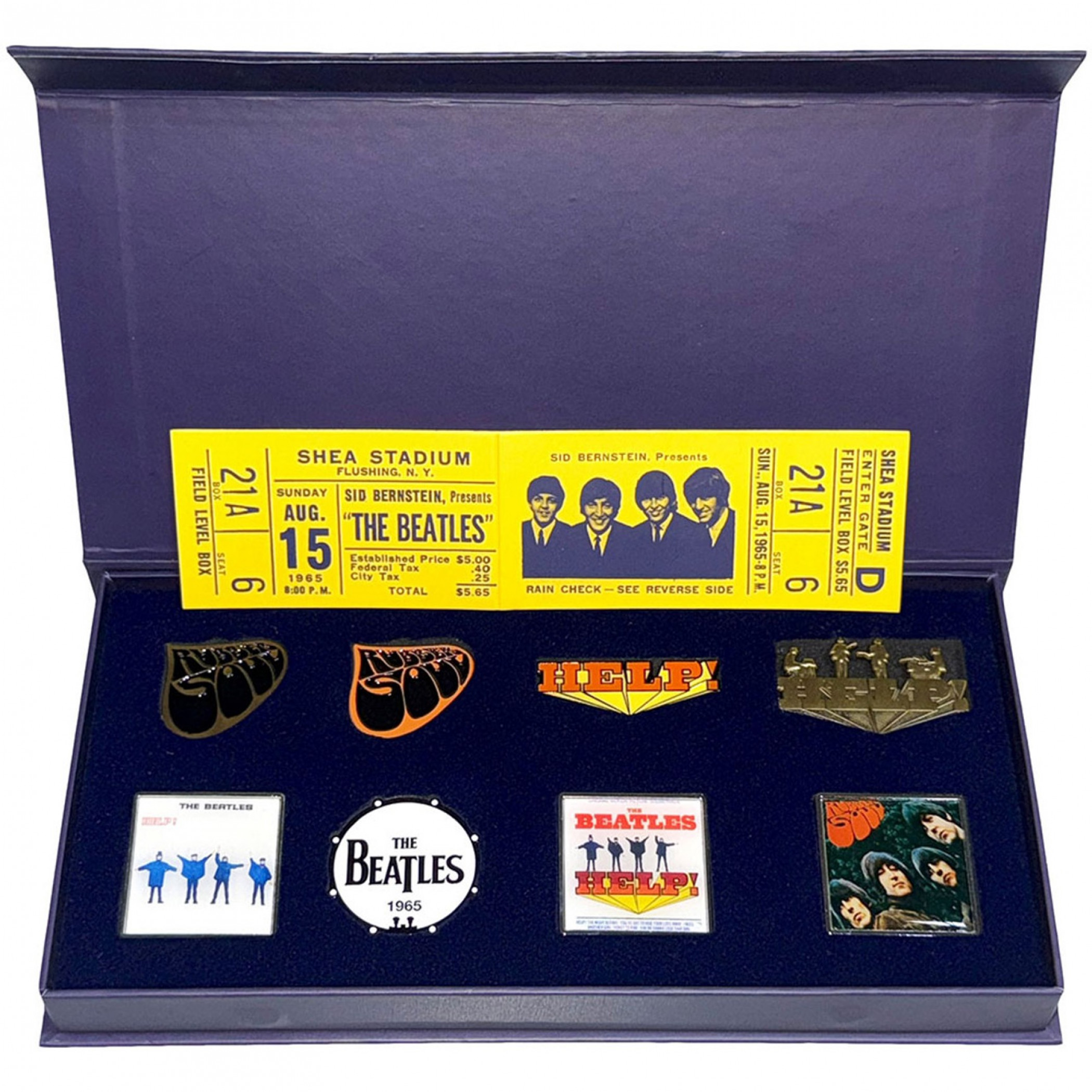 The Beatles Boxed Enamel Pins Set - 8-Pack - WearYourBeer