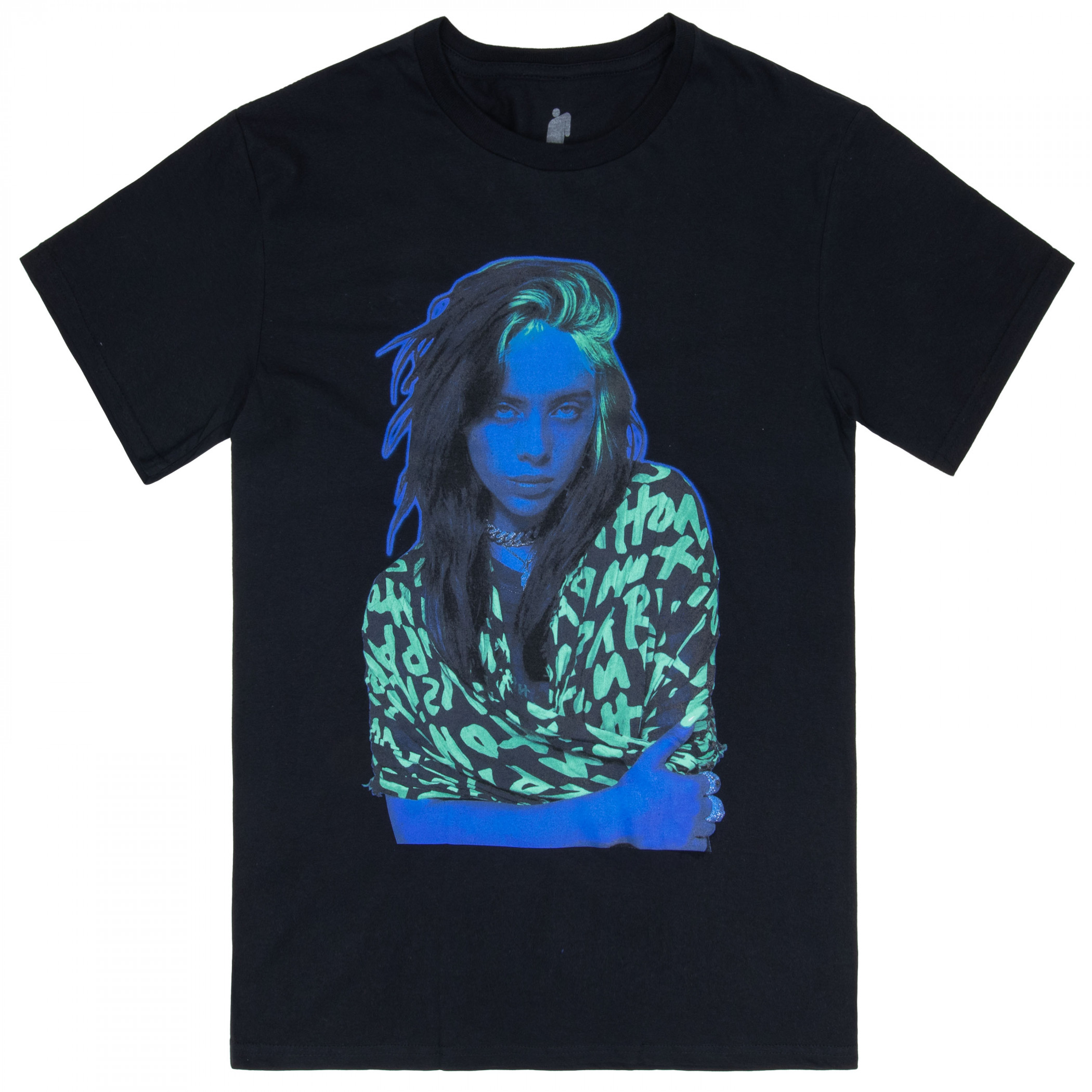 Billie Eilish Neon Press Photo T-Shirt - WearYourBeer
