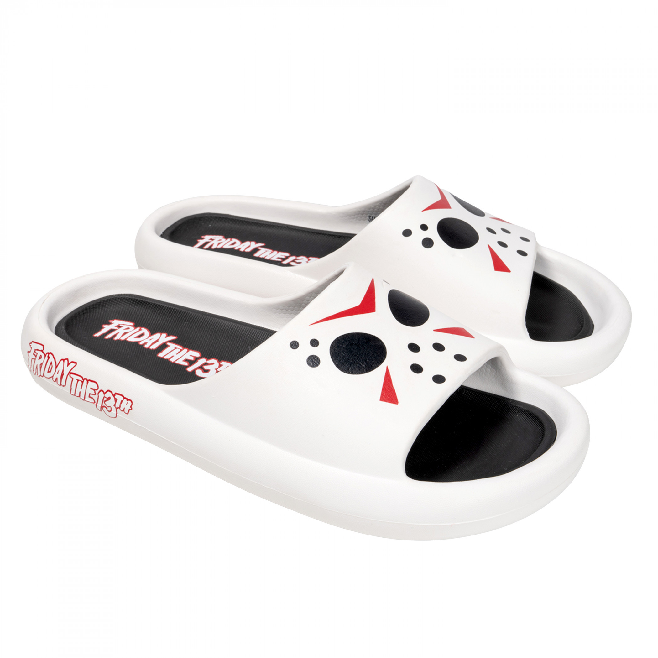 Friday the 13th Jason Men's Comfort Slide Sandals - SuperHeroStuff