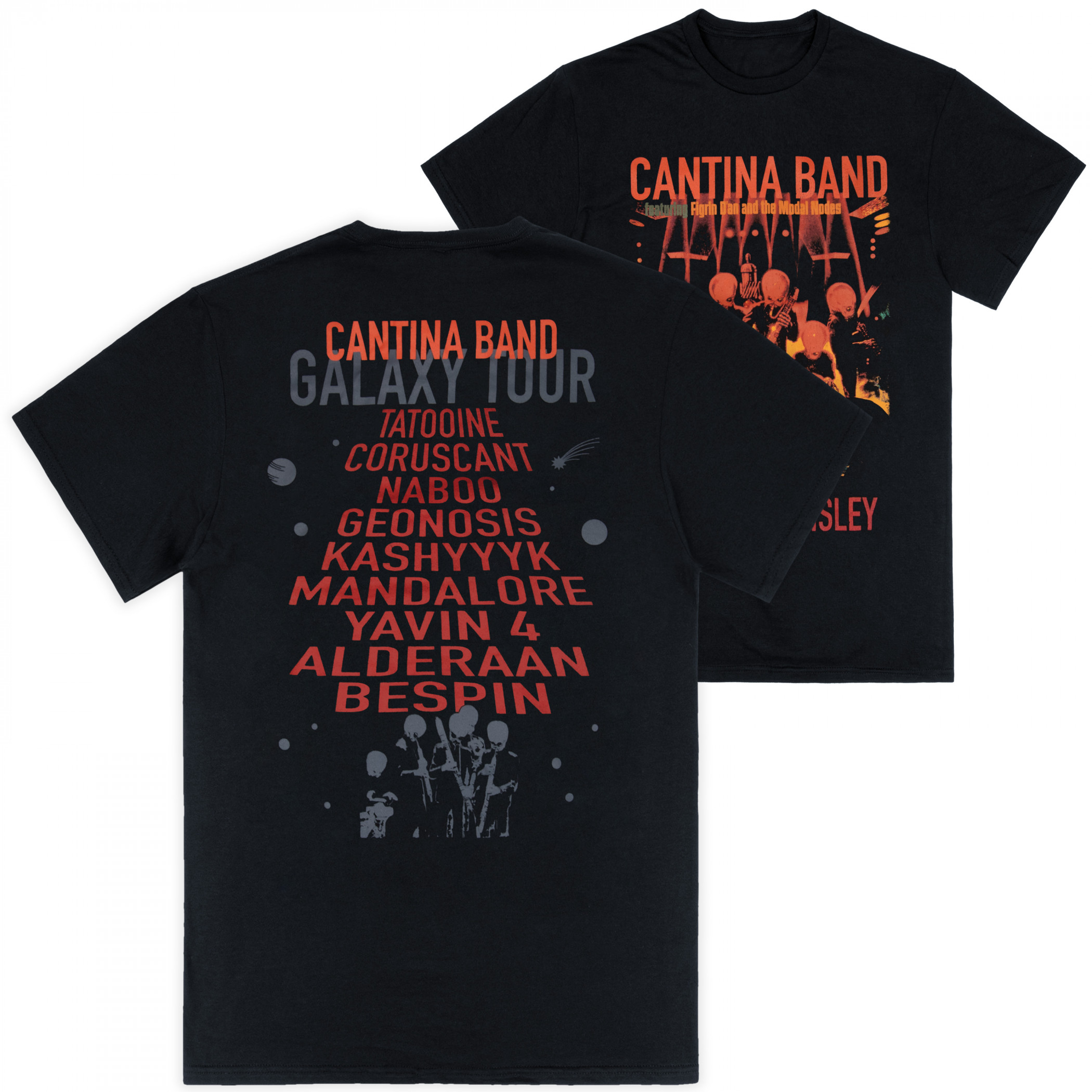 Star Wars Cantina Band Live Galaxy Tour T-Shirt - SuperHeroStuff