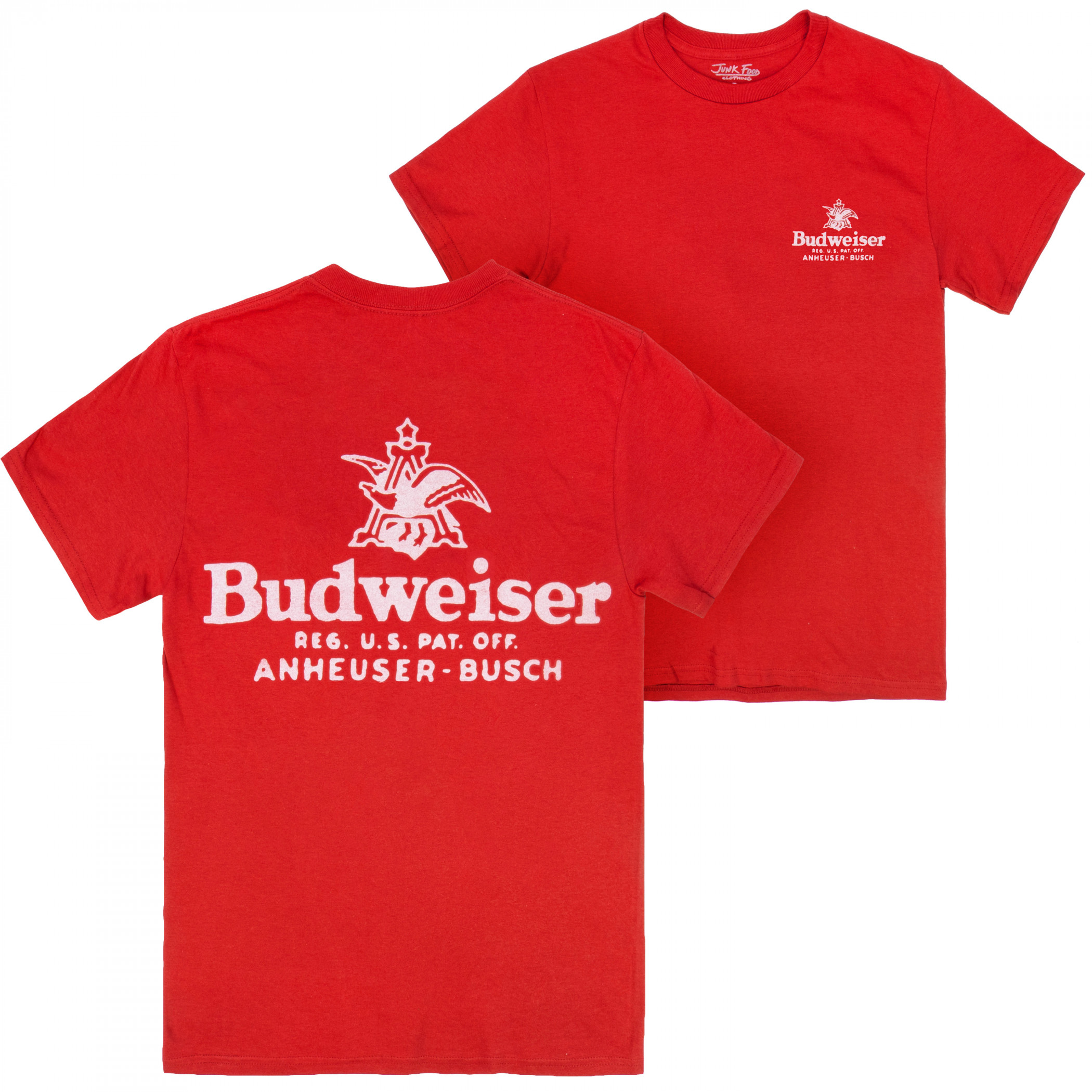 Budweiser Anheuser Busch Vintage Enzyme Washed Premium T-Shirt by