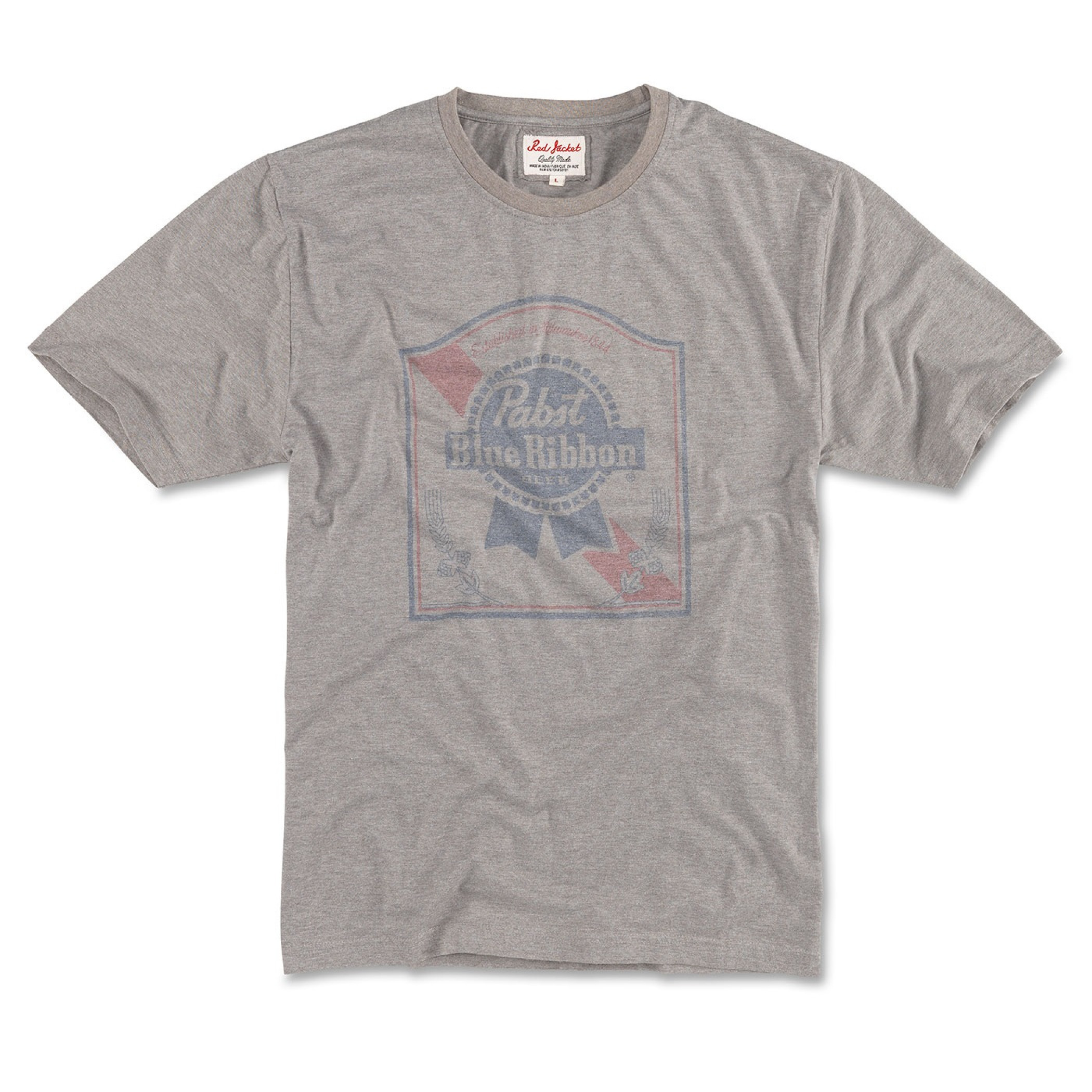 Pabst Blue Ribbon Vintage Fade Label Logo T-Shirt