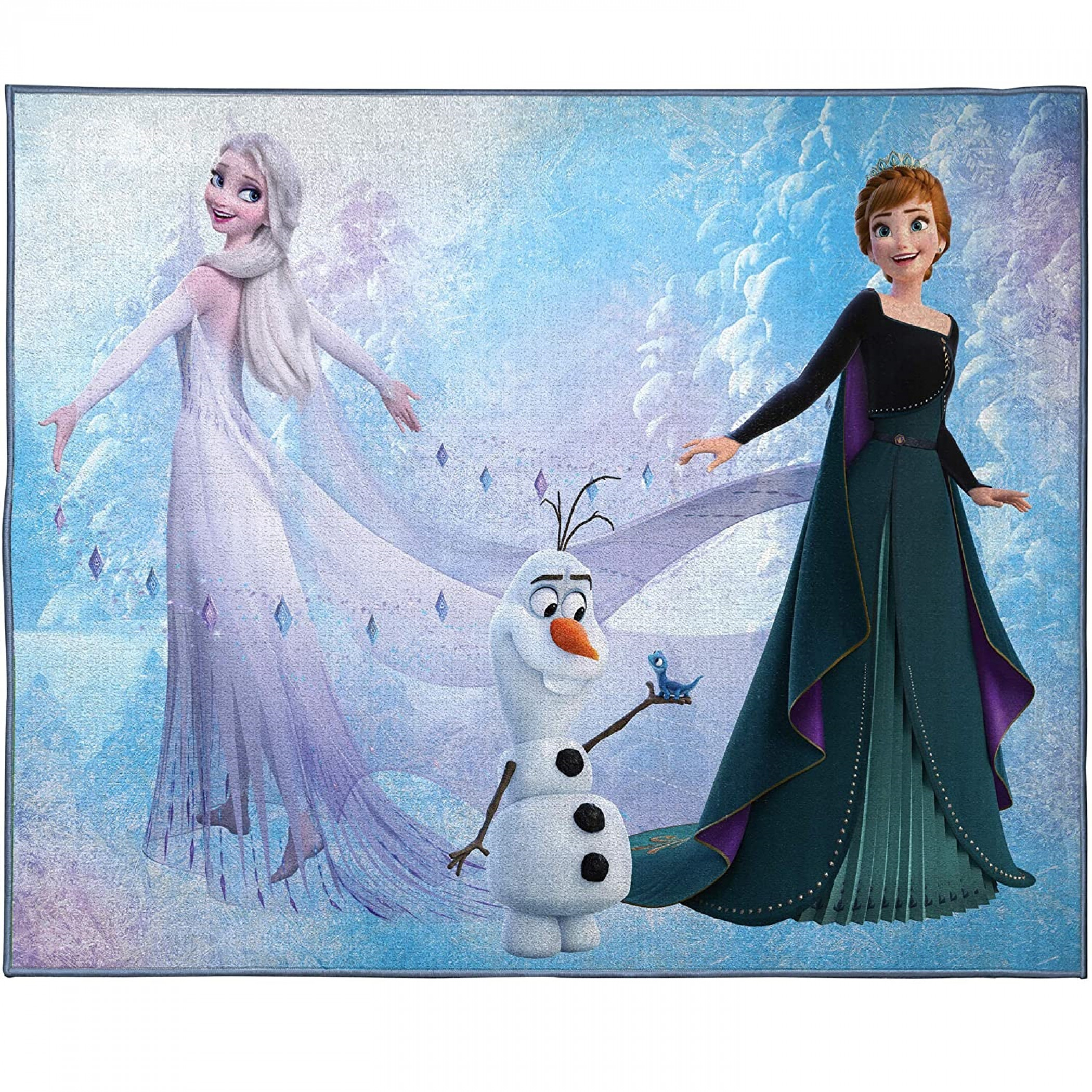 Disney Frozen 2 Snow and Ice Room Rug