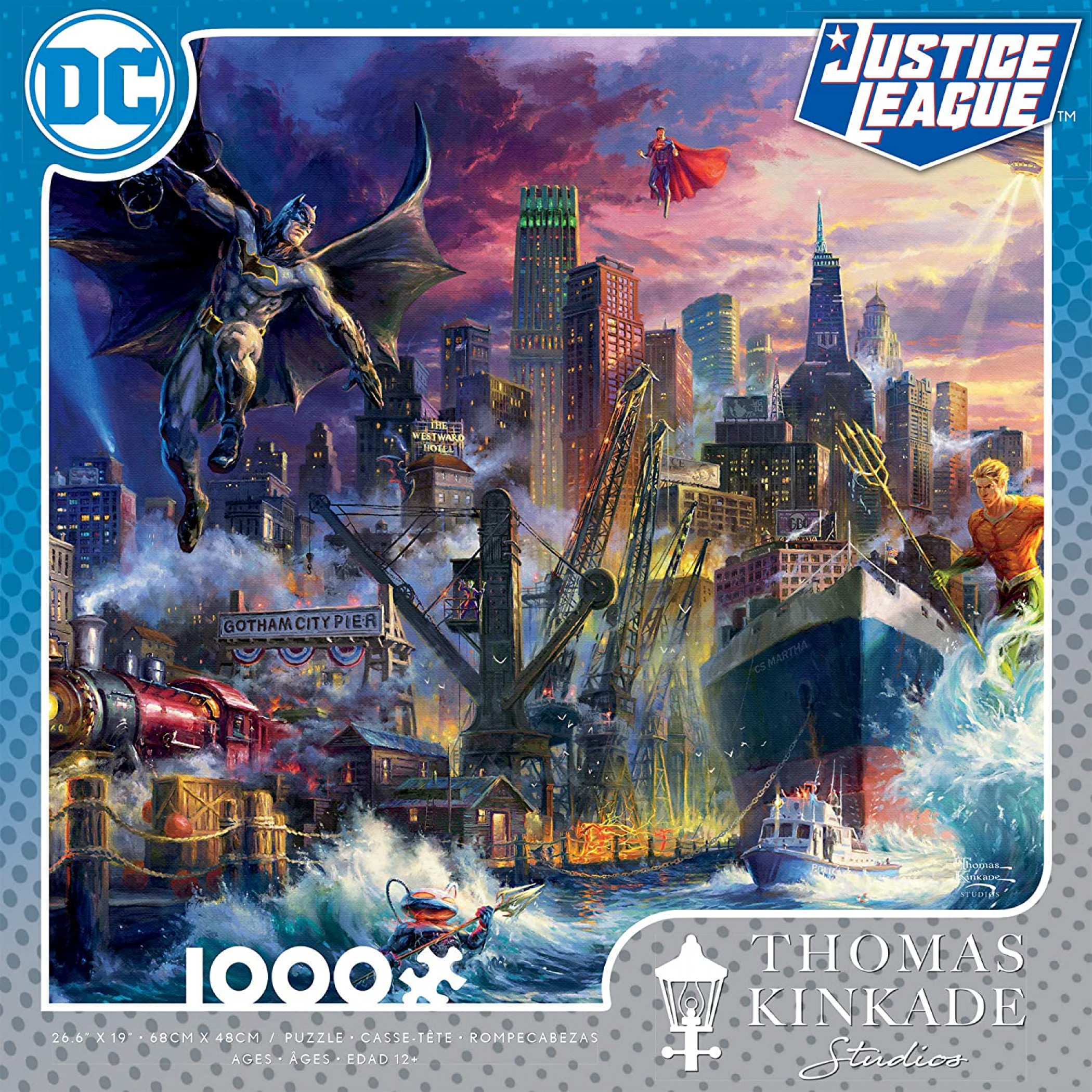 Batman Showdown at Gotham Pier 1000 Piece Puzzle