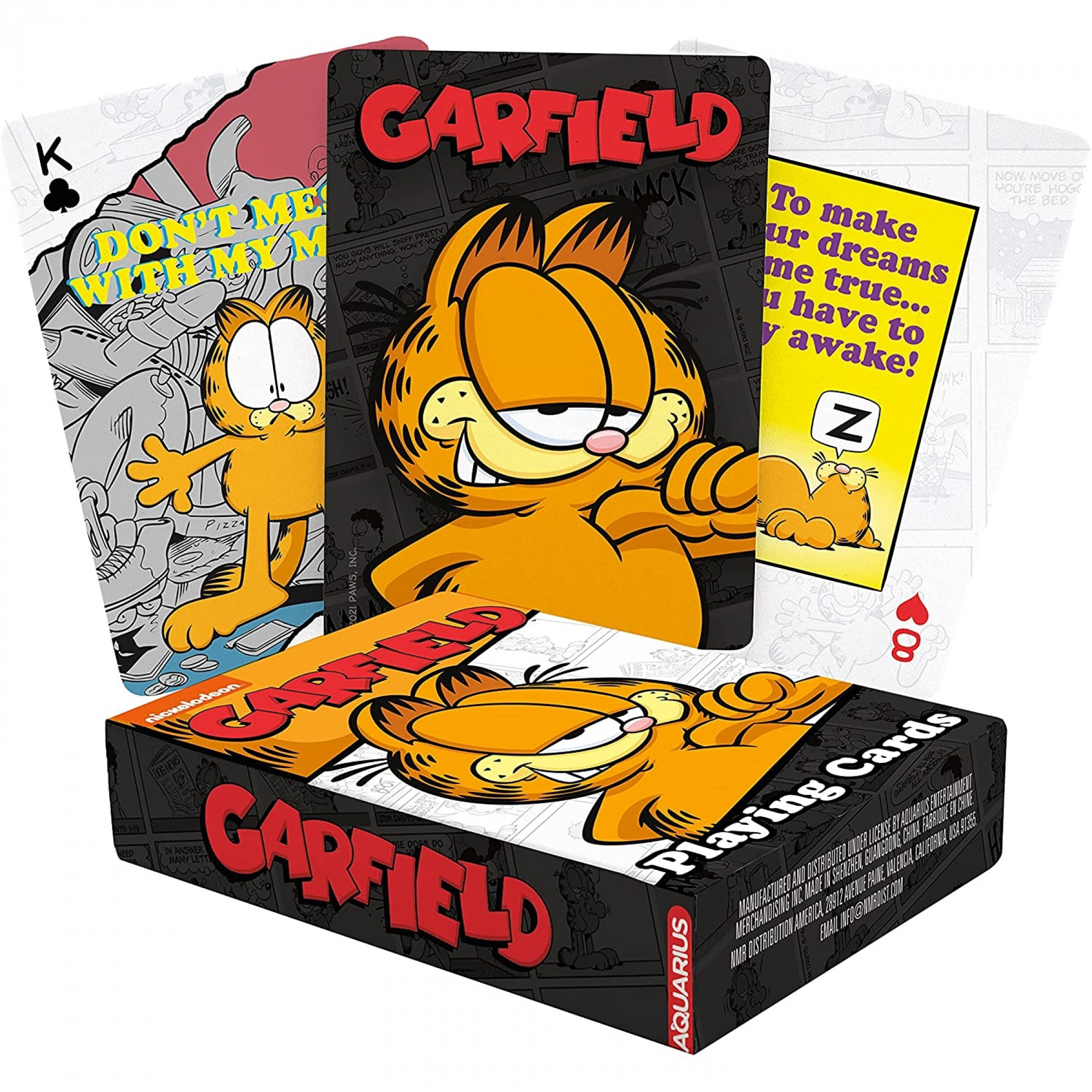 Garfield The Cat Cartoon Playing Cards