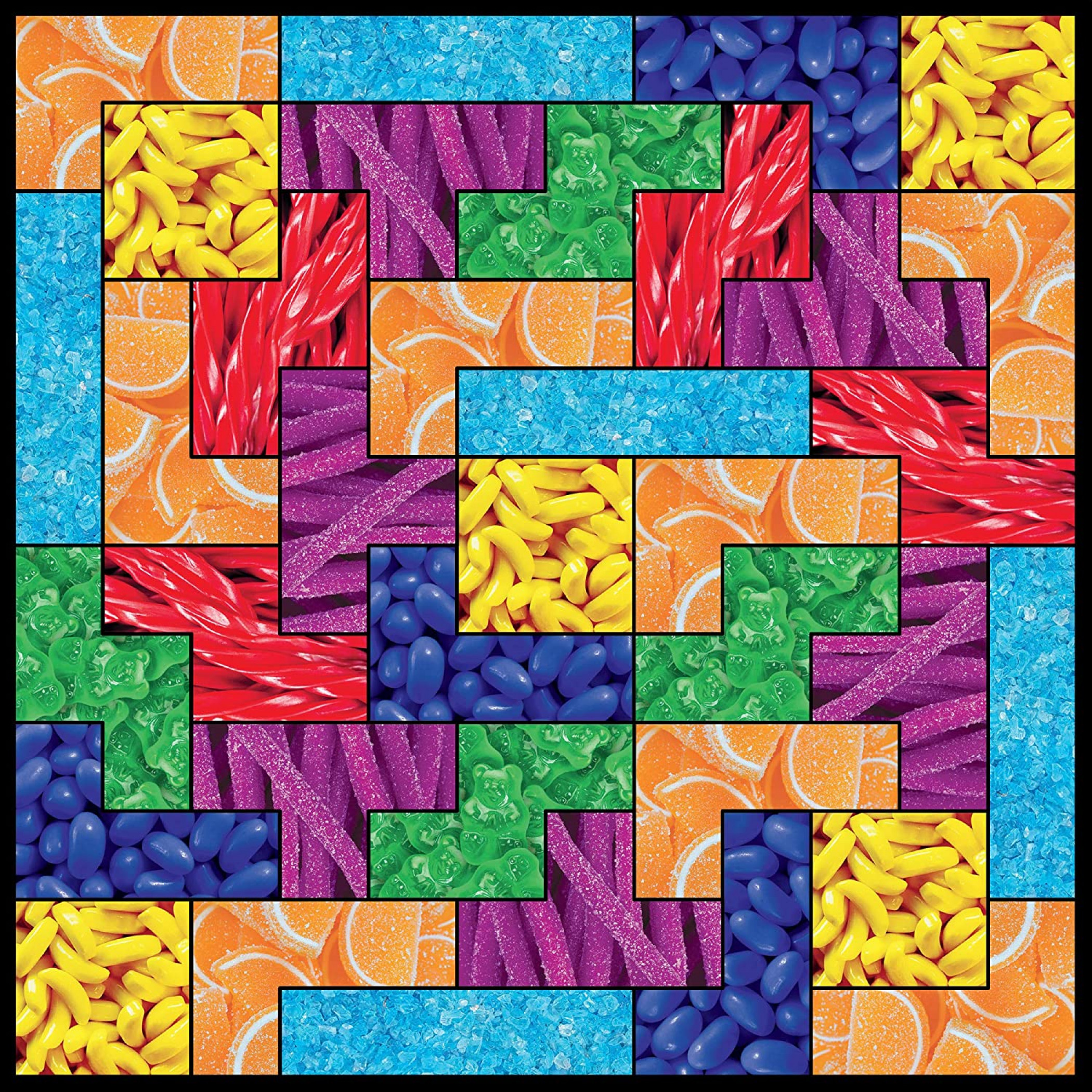 Tetris Game Candy Theme 750 Piece Puzzle