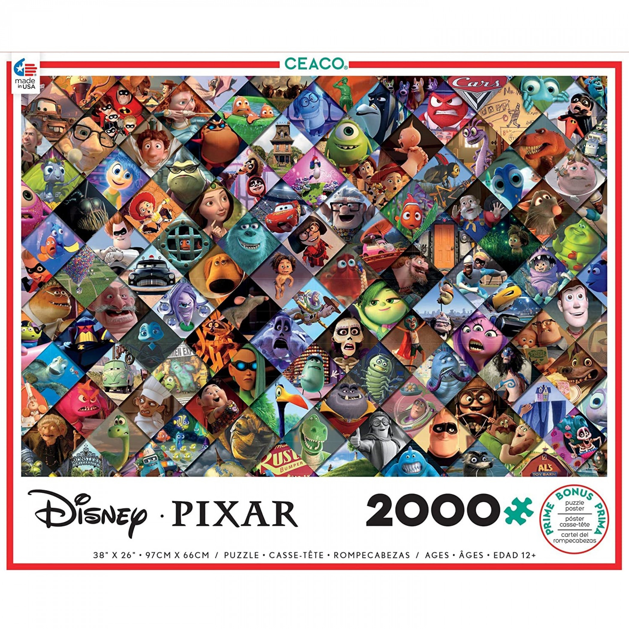 Disney PIXAR Clips 2000-Piece Puzzle