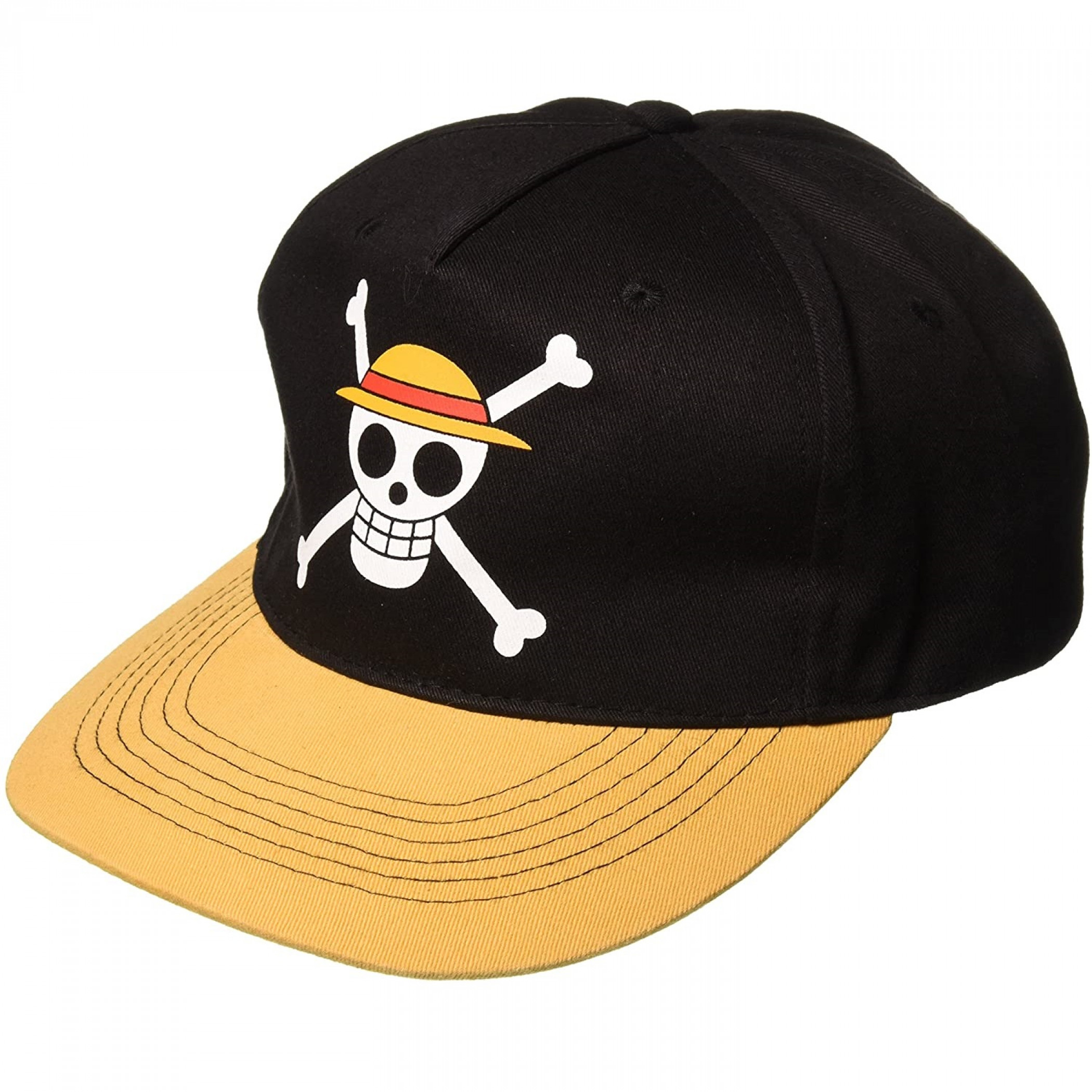 One Piece Luffy Straw Hat Symbol Adjustable Snapback Hat