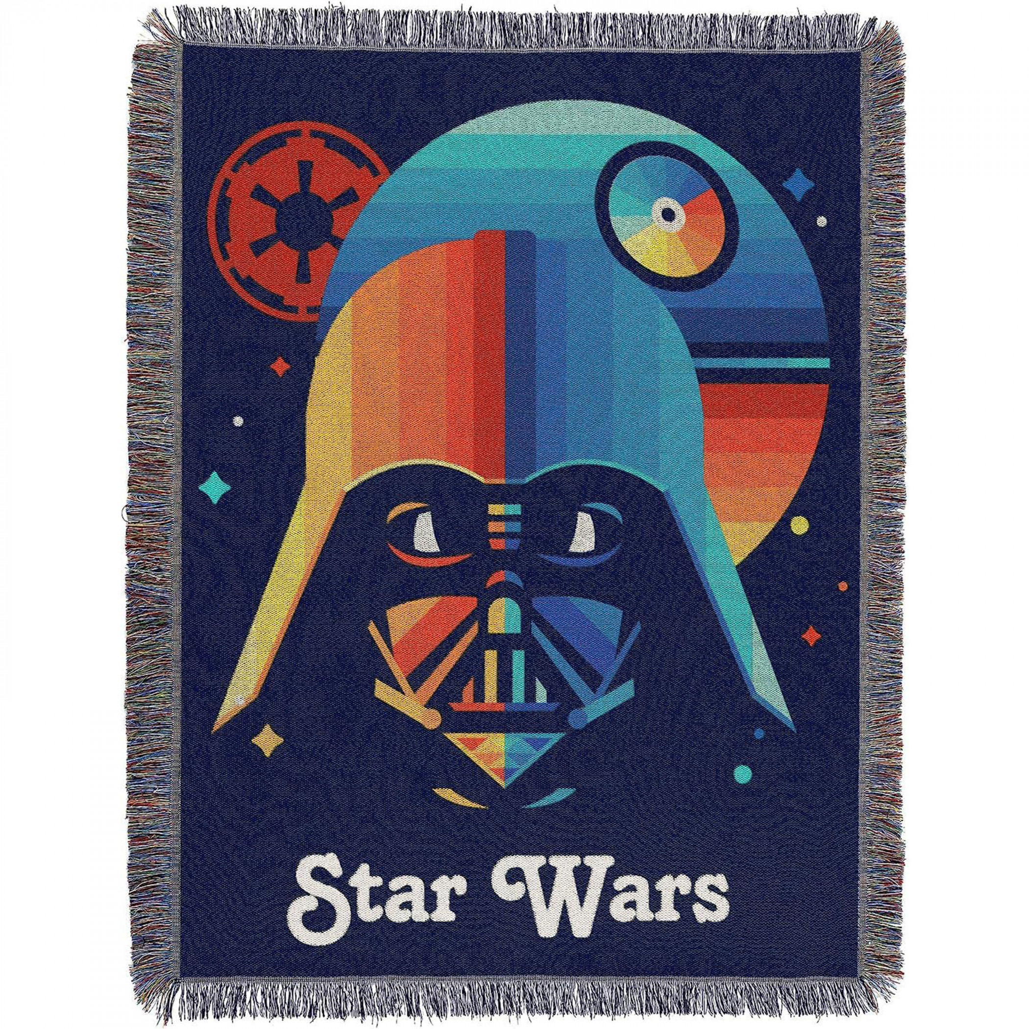 Star Wars Moonrise Darth Vader 46" x 60" Woven Throw w/ Tassels