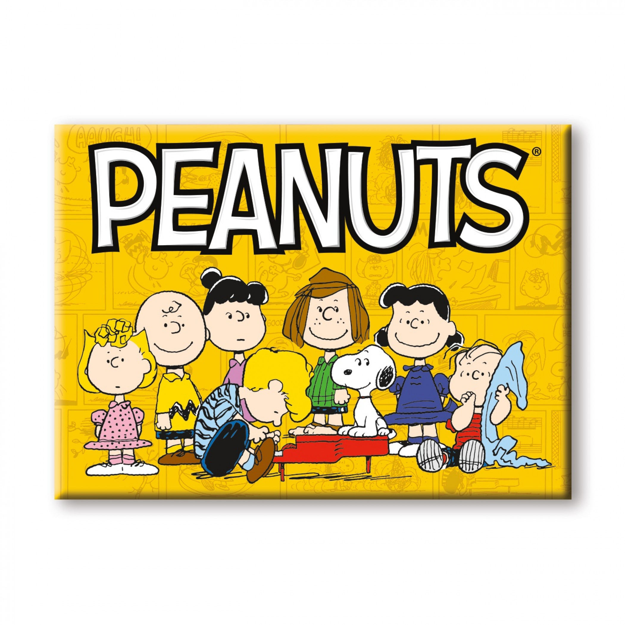 Peanuts Cast Magnet