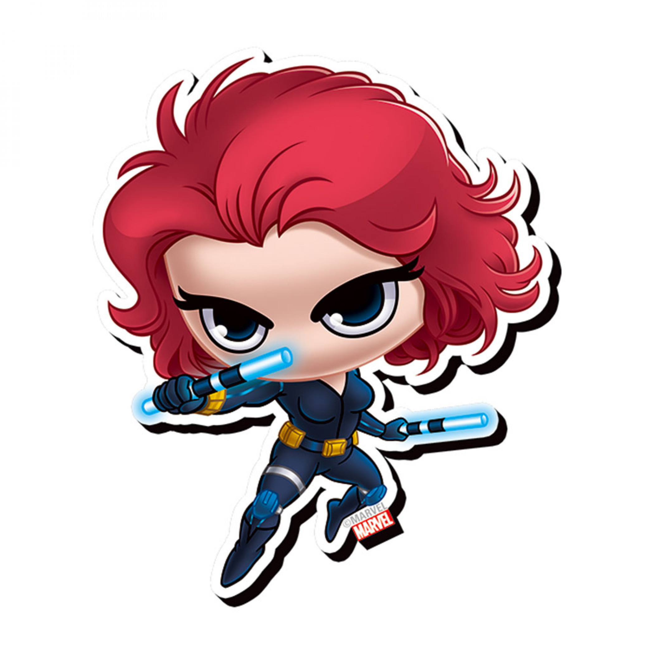 Black Widow Chibi Magnet