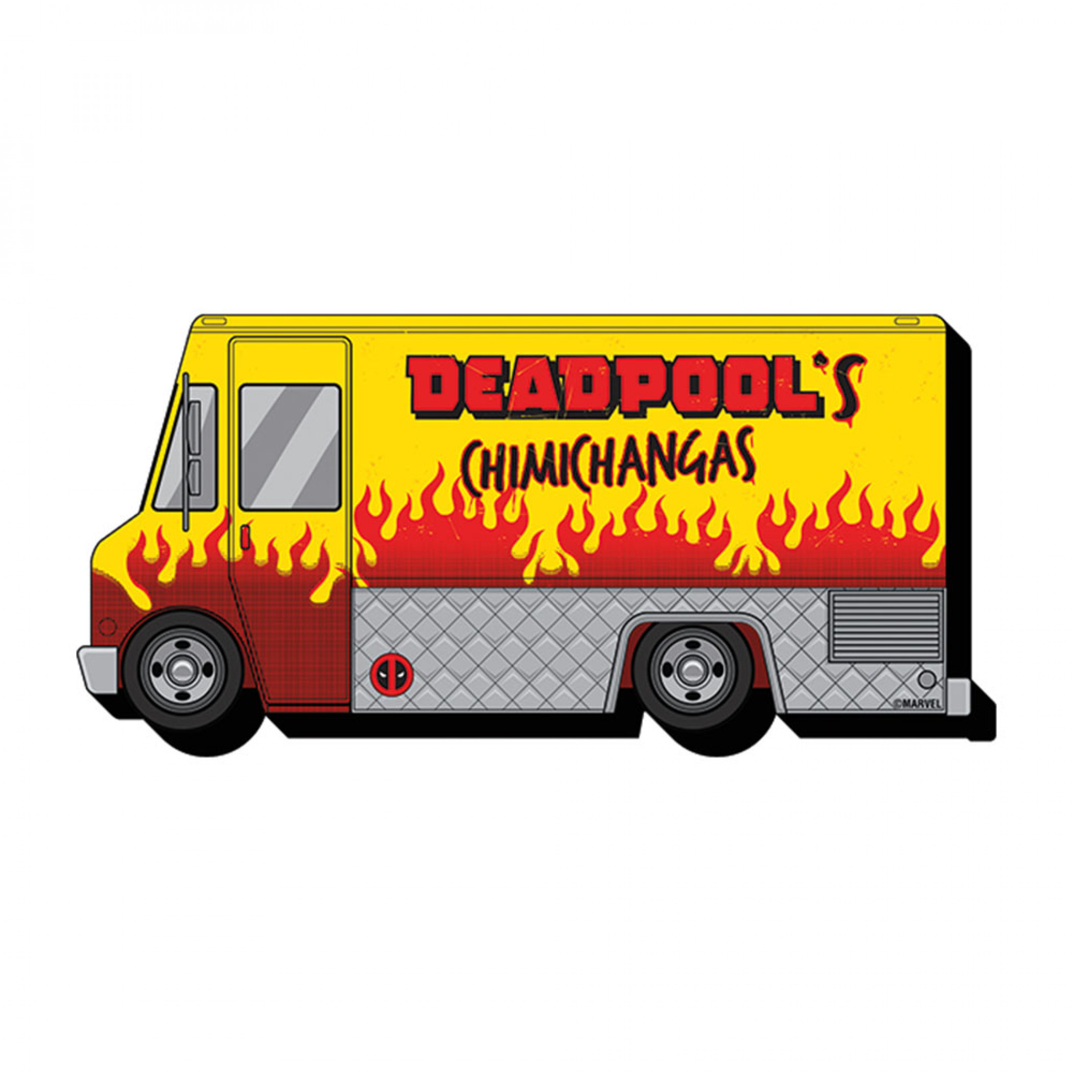 Deadpool's Chimichanga Truck Magnet