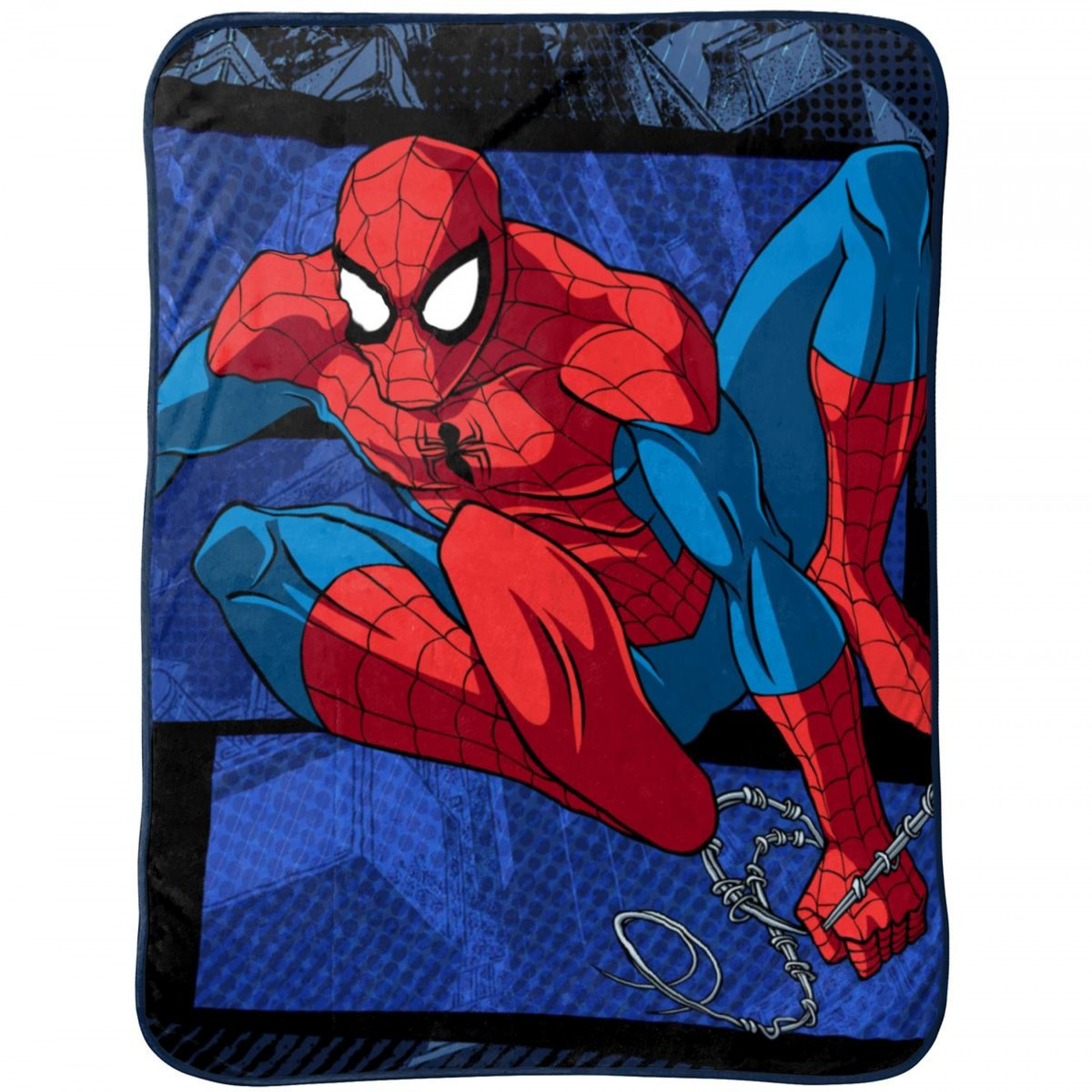 Spider-Man Leaps and Bounds 50" x 60" Silk Touch Throw Blanket