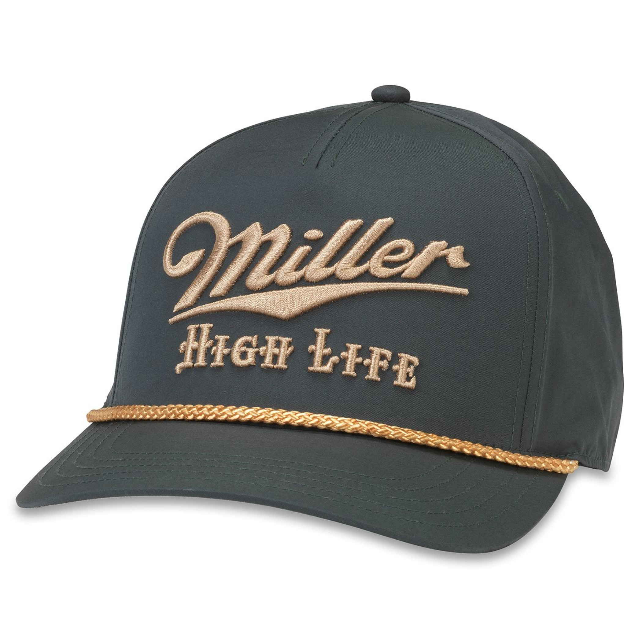 Miller High Life Embroidered Logo Traveler Adjustable Hat