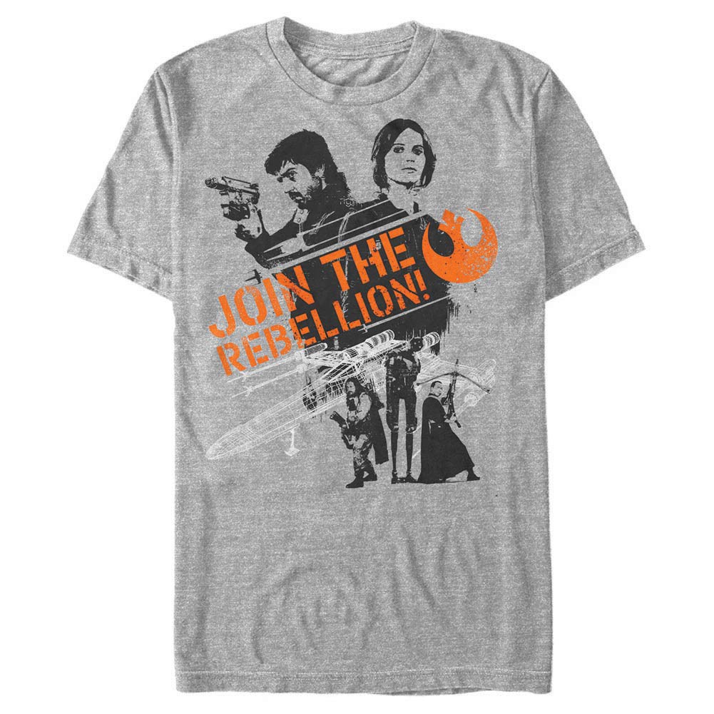Star Wars Rogue One Enlist Now Gray T-Shirt