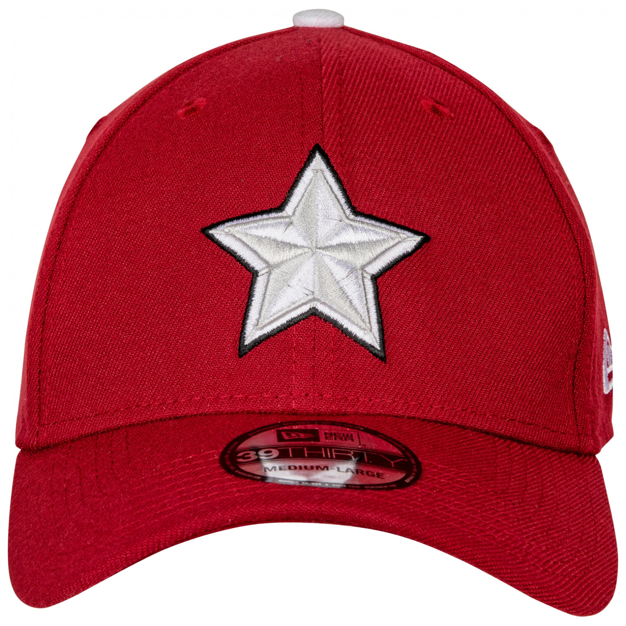 Red Guardian Symbol from Black Widow Movie New Era 39Thirty Fitted Hat