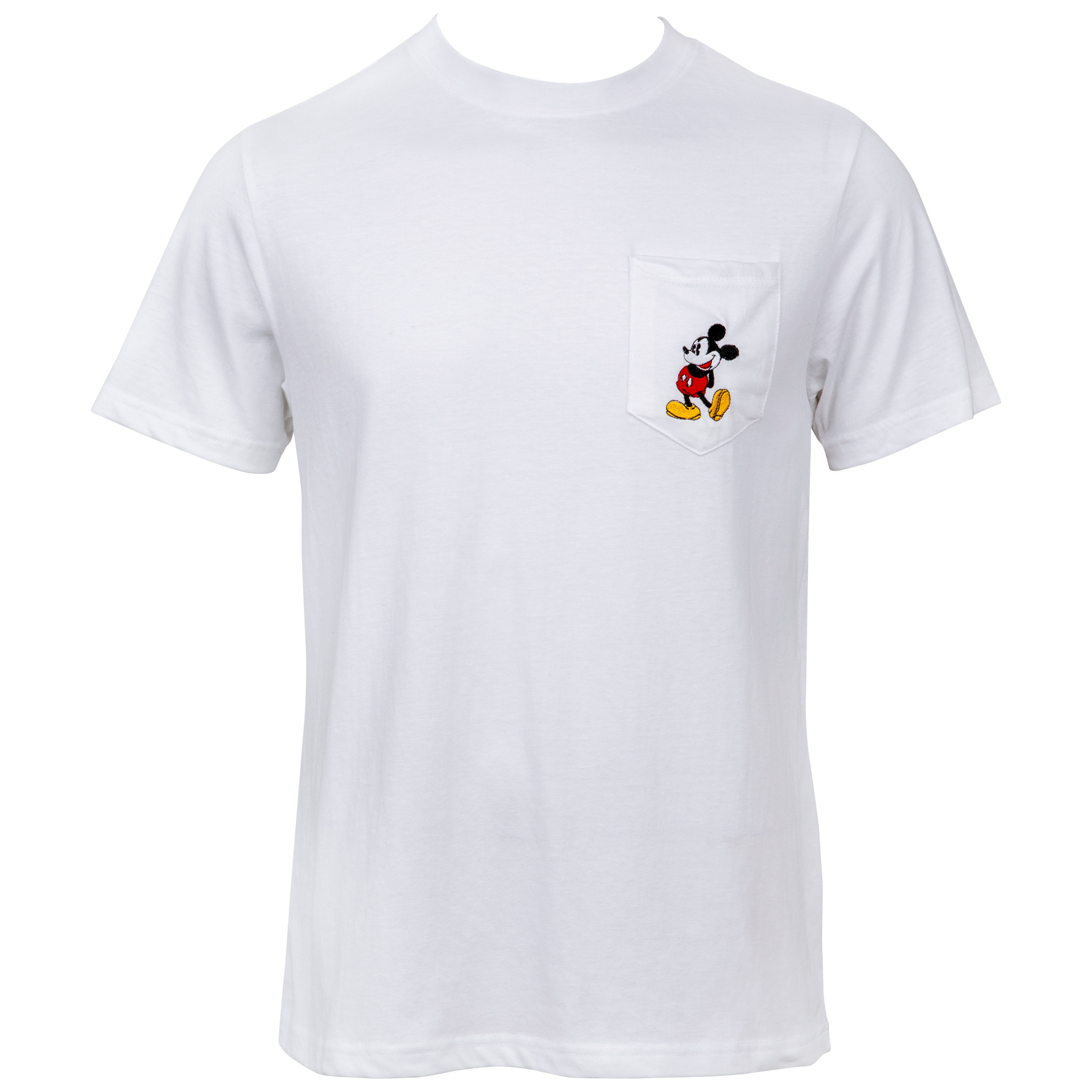 Mickey Mouse Disney Pocket White T-Shirt