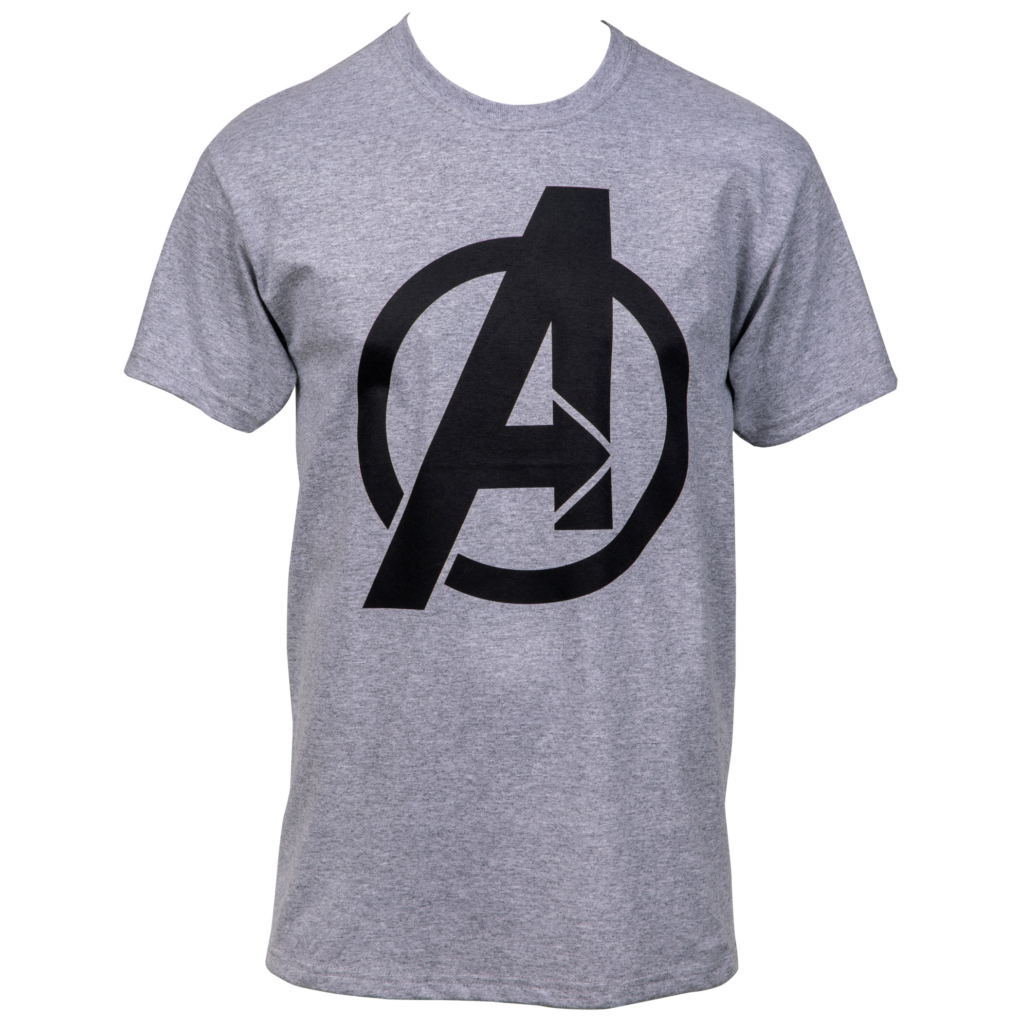 Avengers Symbol Heather Cool Grey Men's T-Shirt
