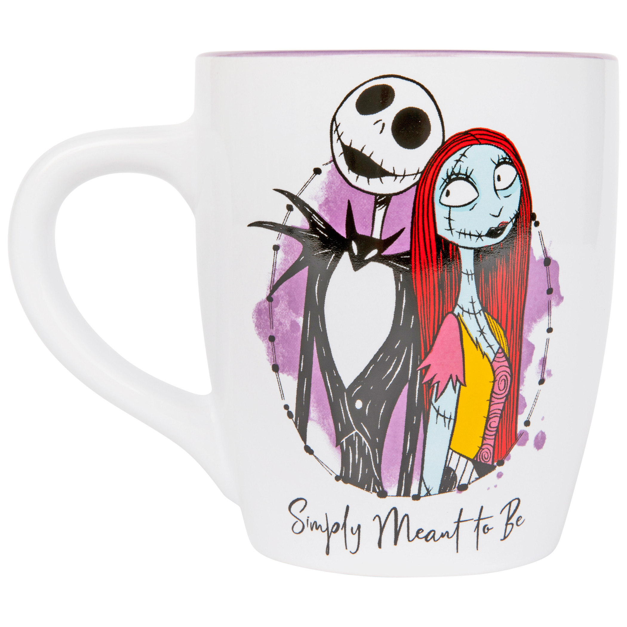 Disney Nightmare Before Christmas Jack and Sally Meant To Be Ceramic Mug  Set