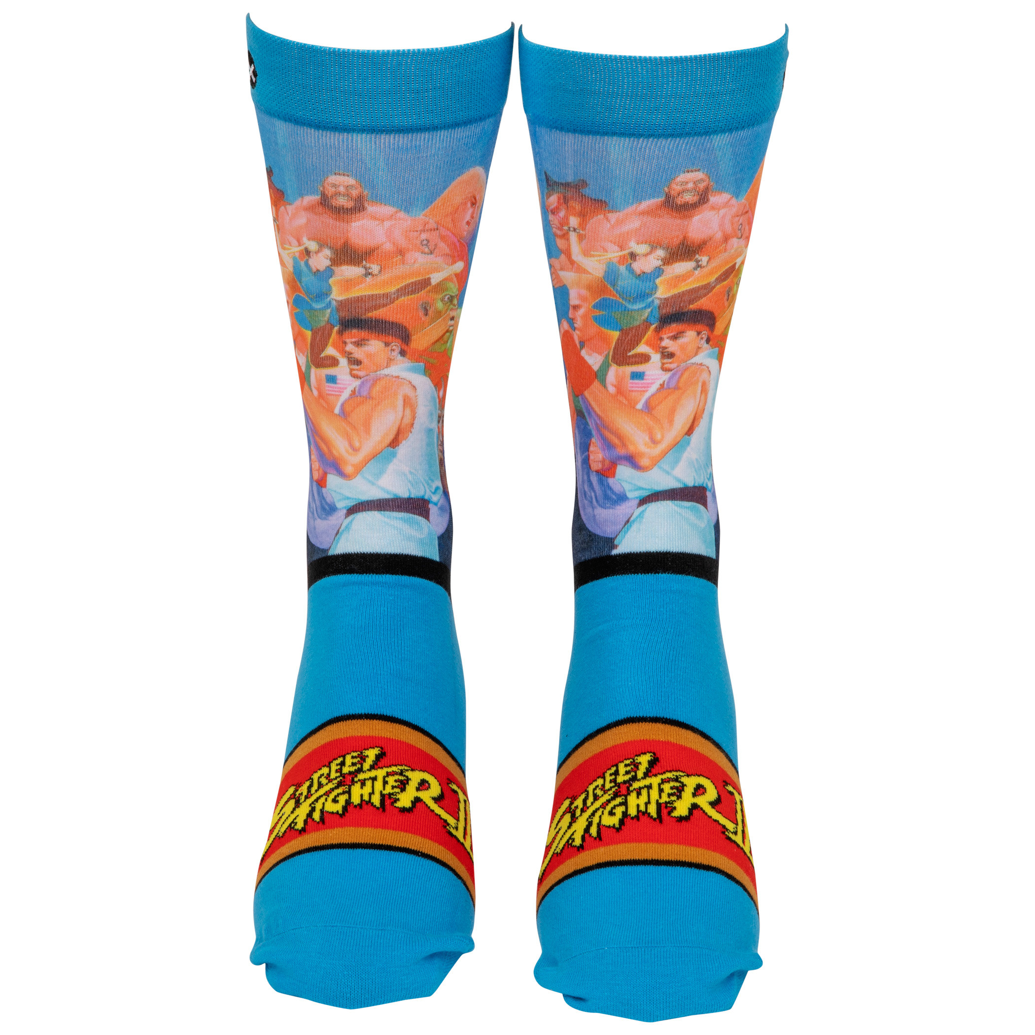 Street Fighter World Warriors Crew Socks