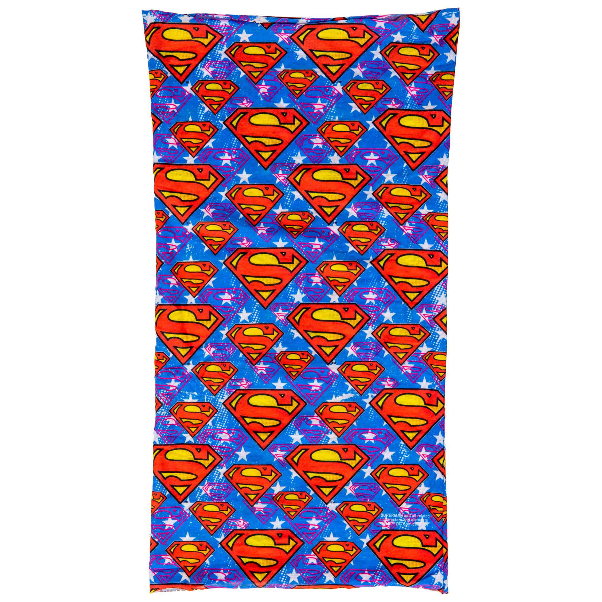 Superman Classic Symbol Face Mask and Hair Wrap