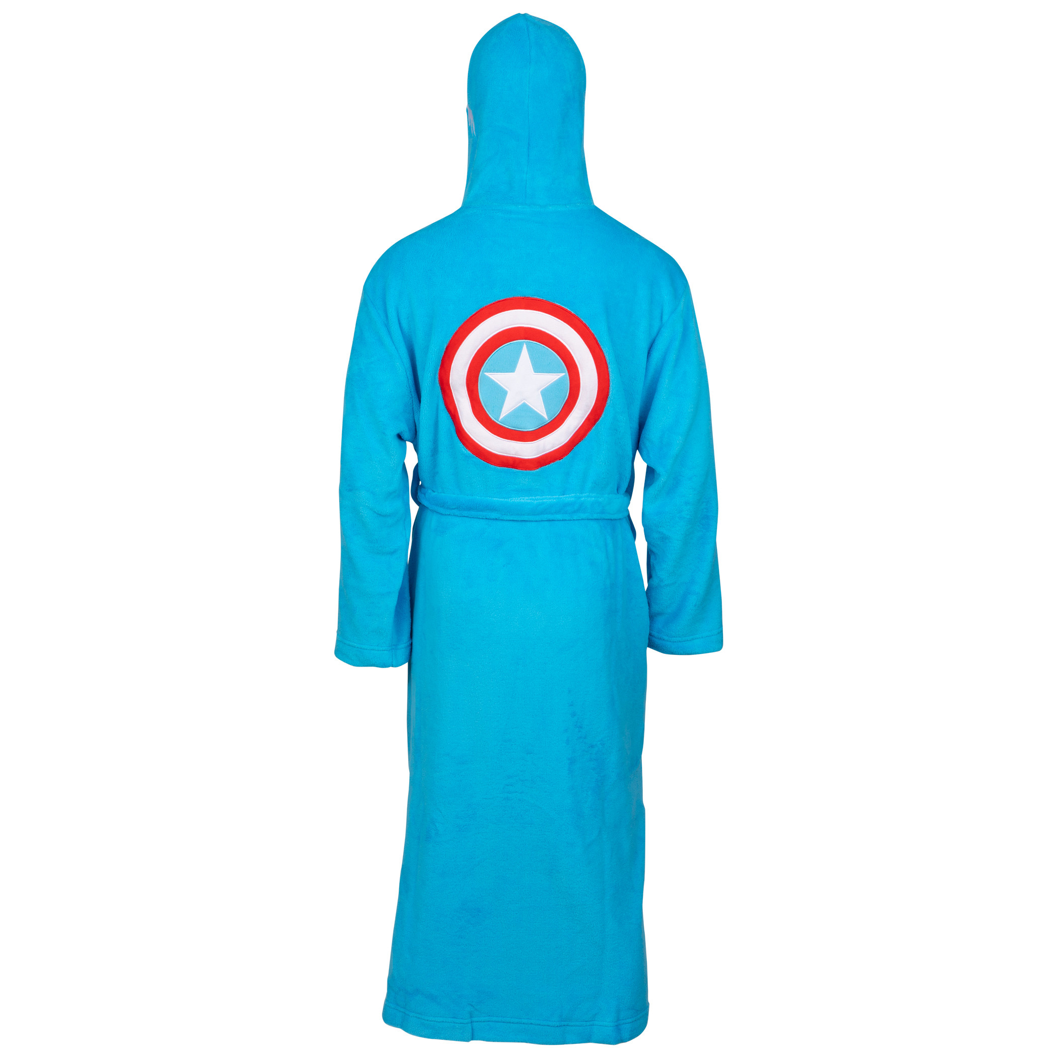 Captain America Marvel Fleece Hooded Bathrobe